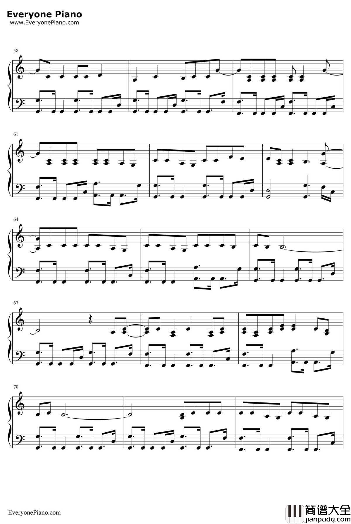 Some_body_Else钢琴谱_The1975