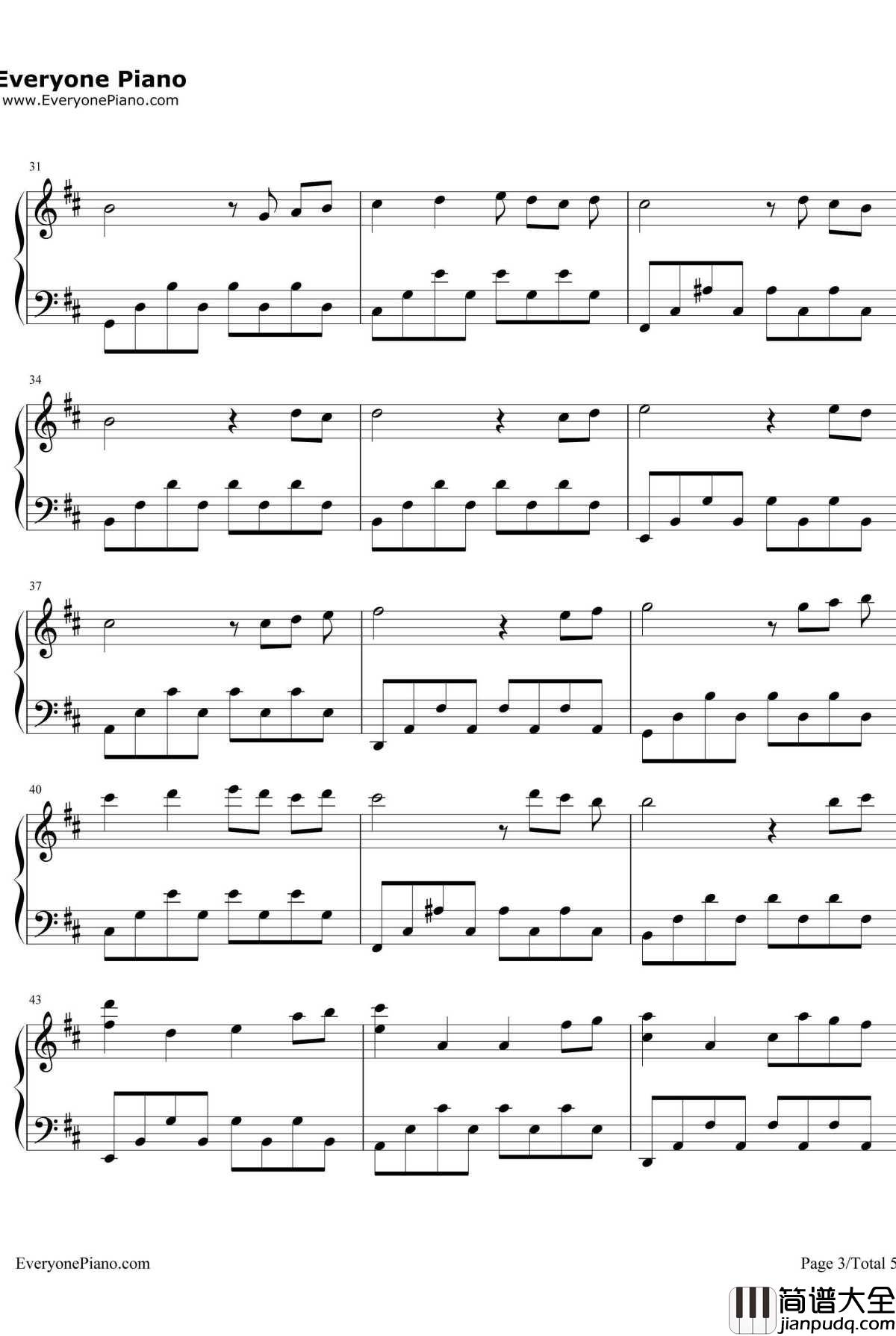 Into_The_Rain钢琴谱_EastRoot