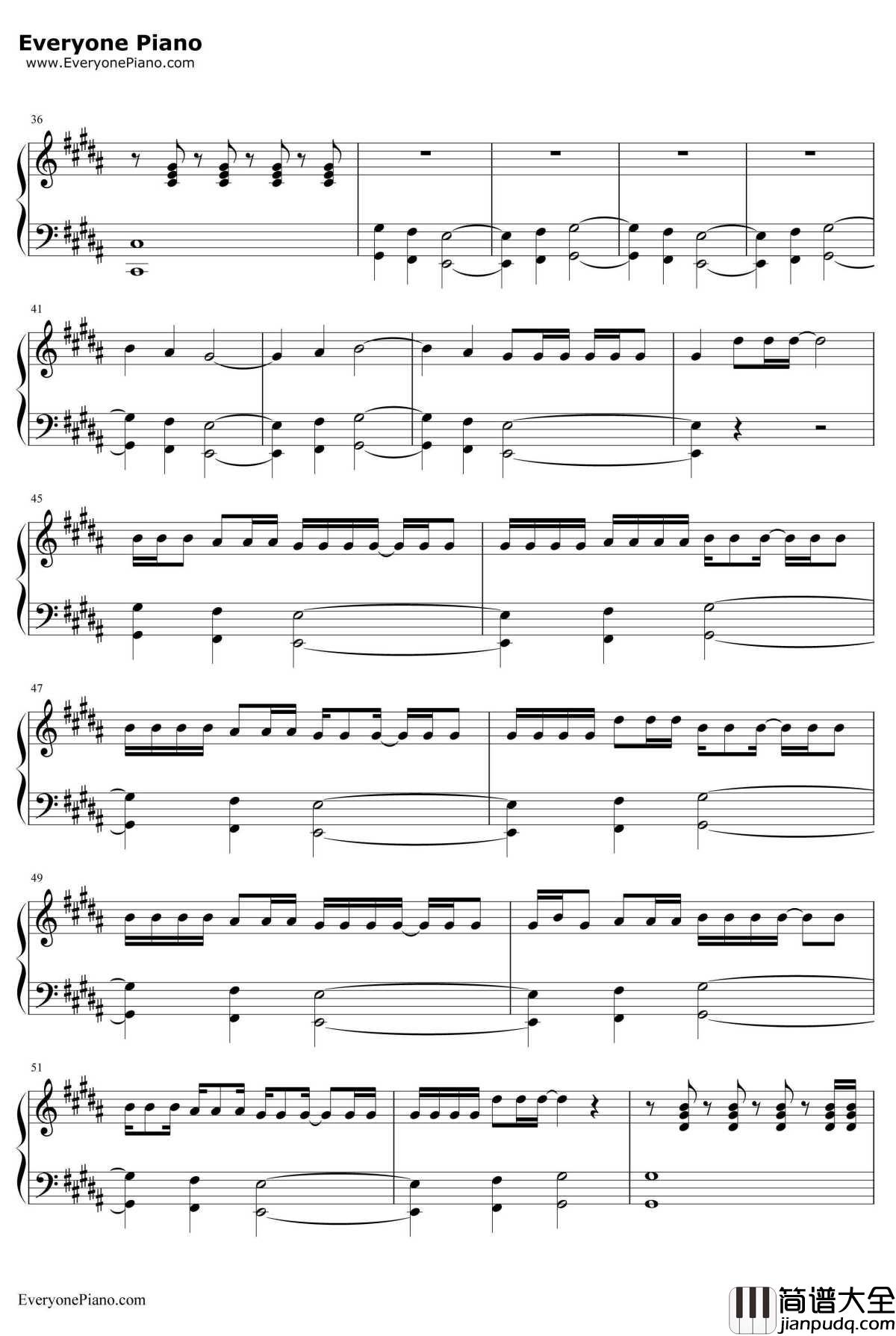 Ignite钢琴谱_AlanWalker