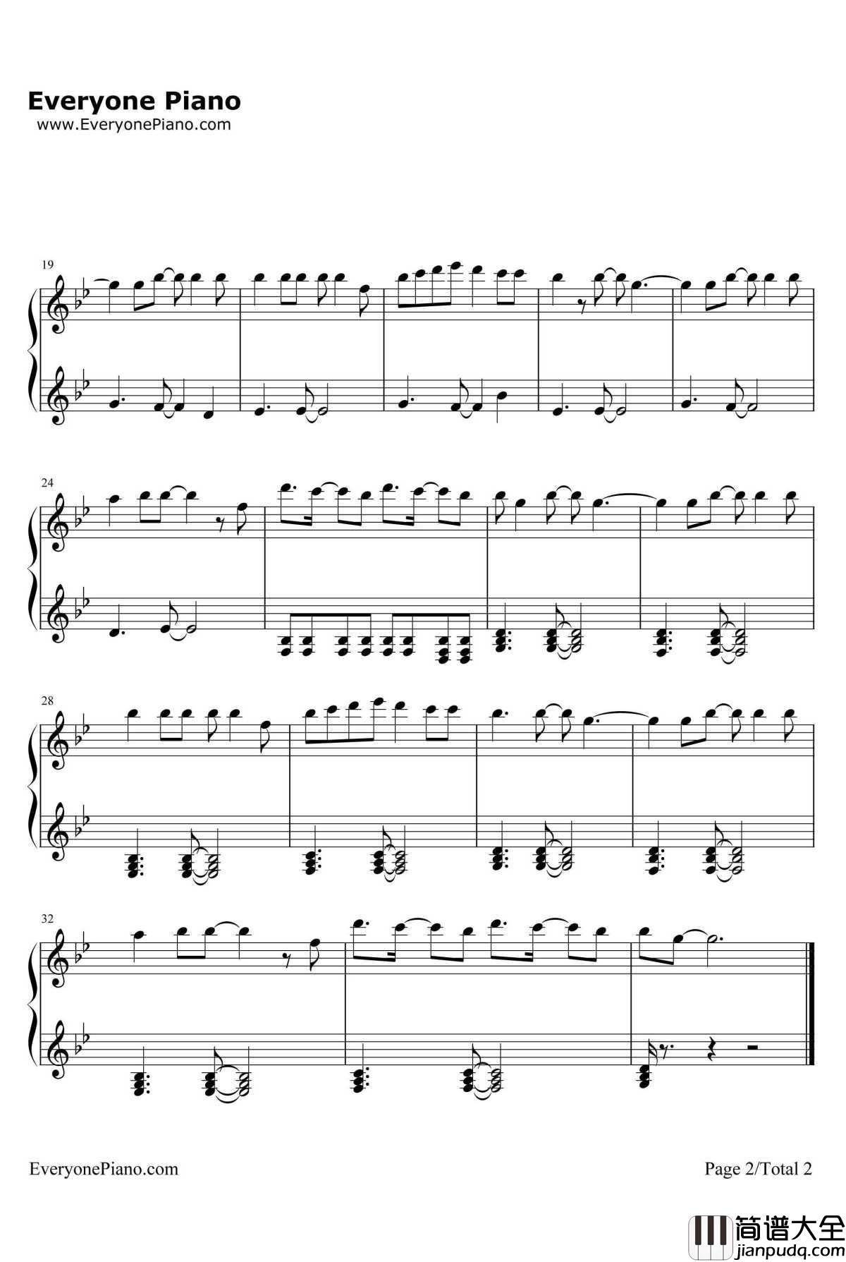 Break_Free钢琴谱_ArianaGrande&Zedd