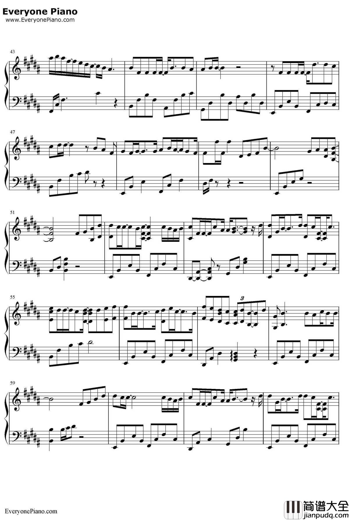 梦钢琴谱_王博文_不可抗力之男仆的秘密插曲