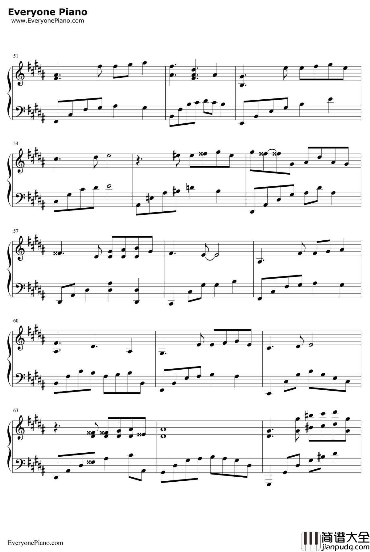 车站钢琴谱_李健_我是歌手