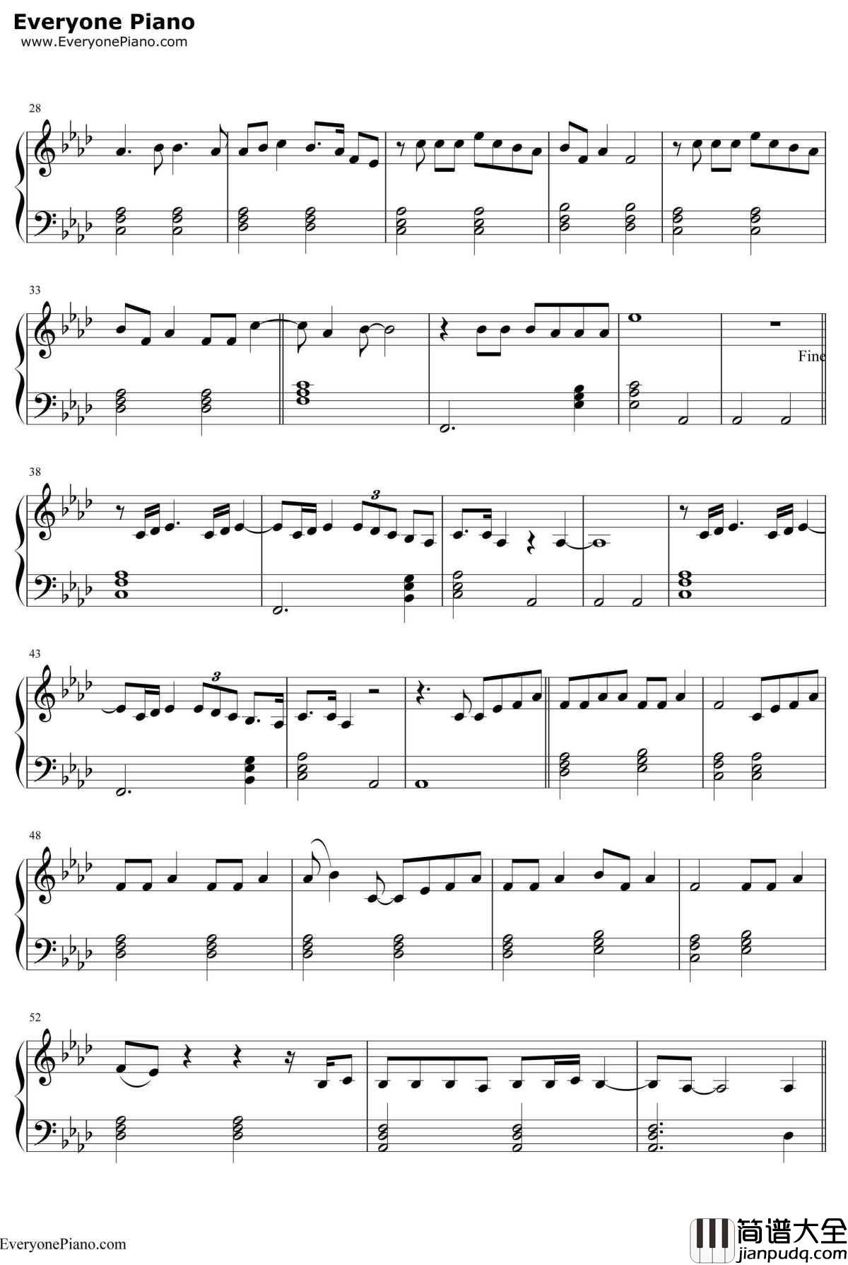 Don't_Leave钢琴谱_SnakehipsMØ