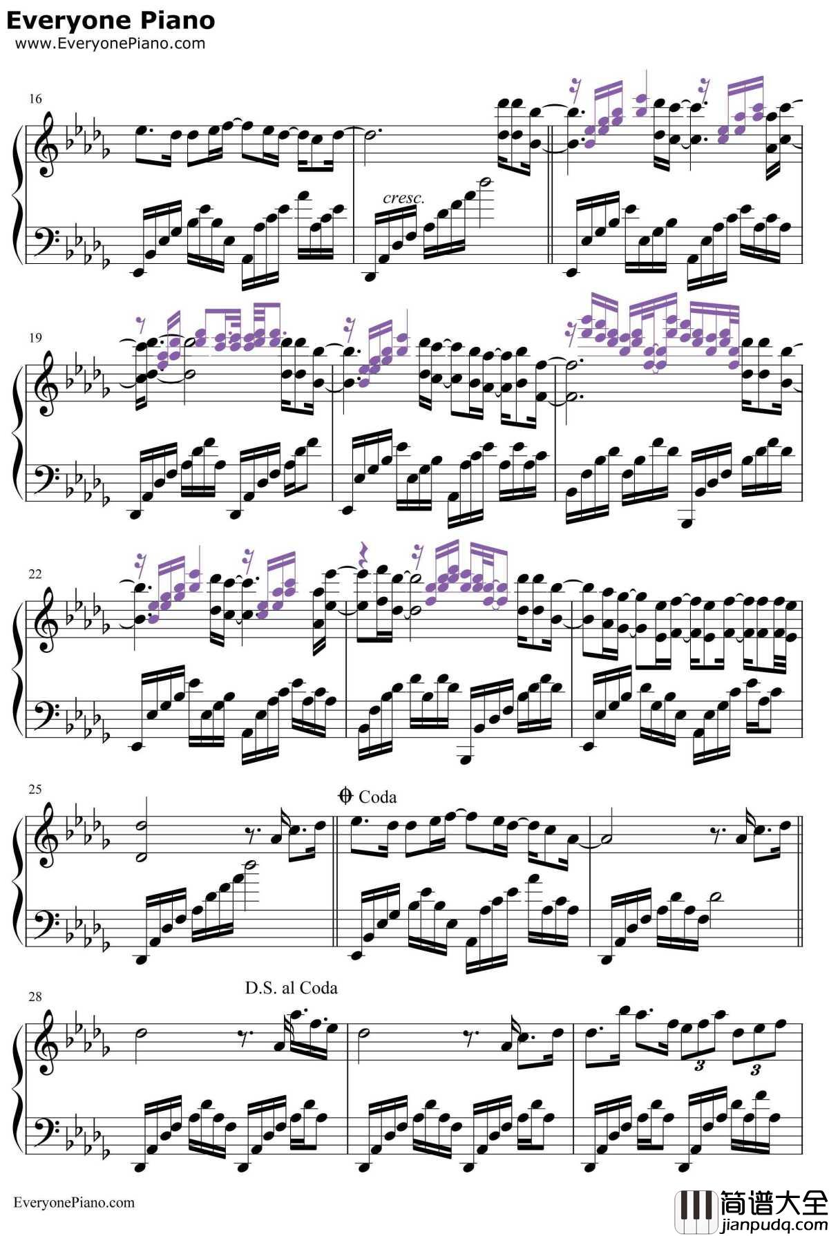 I_Just_Called_to_Say_I_Love_You钢琴谱_StevieWonder_电话诉衷情_