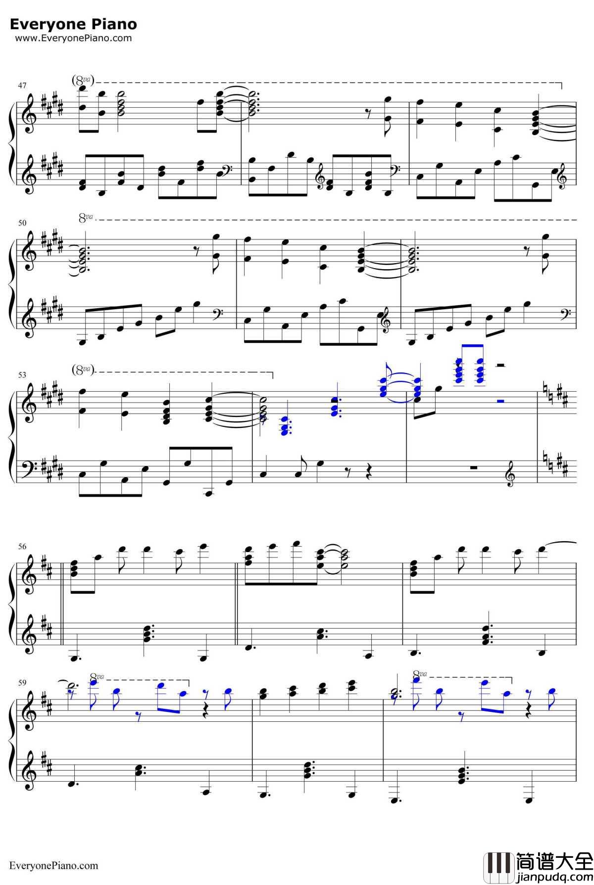 My_Sou_lYour_Beats钢琴谱_Lia_AngelBeatsOP