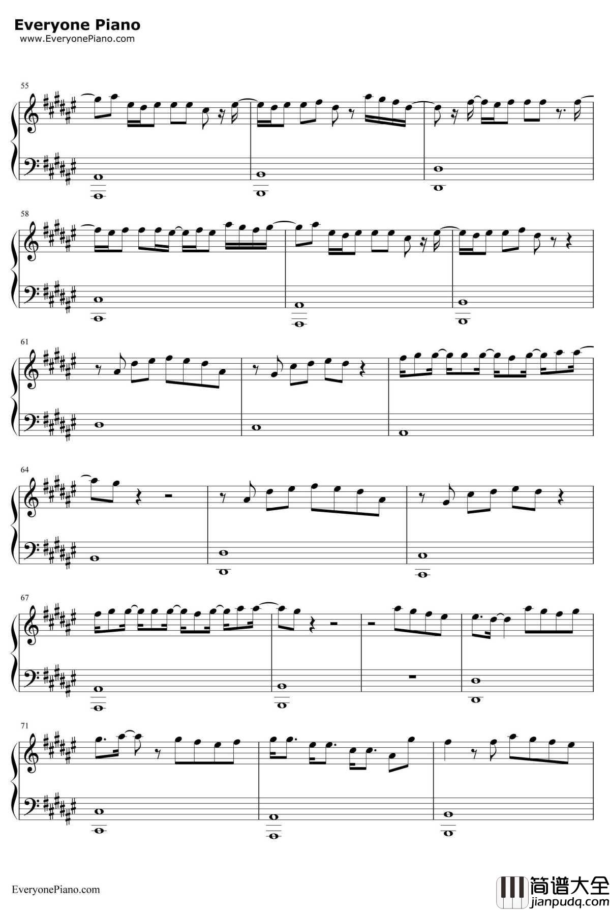 Attention钢琴谱_CharliePuth