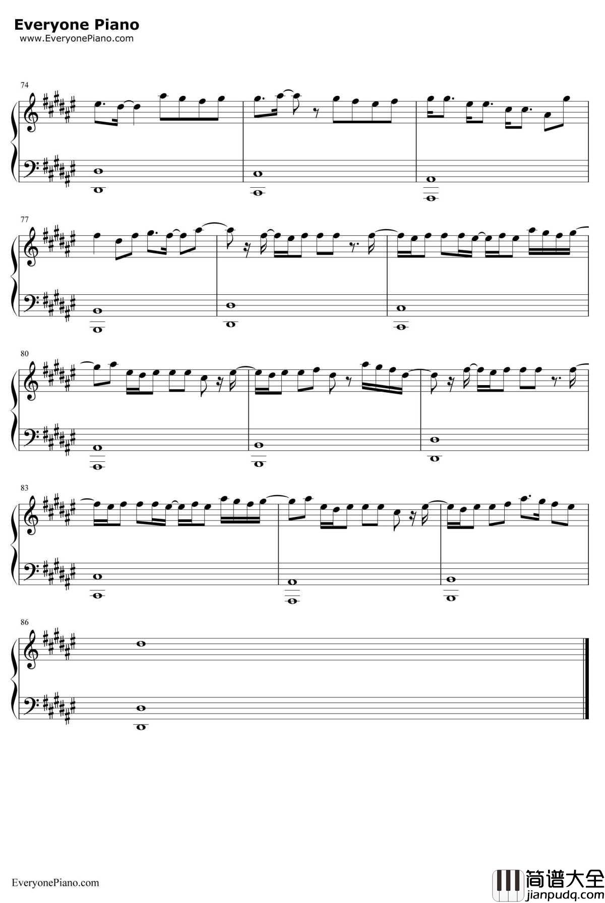 Attention钢琴谱_CharliePuth