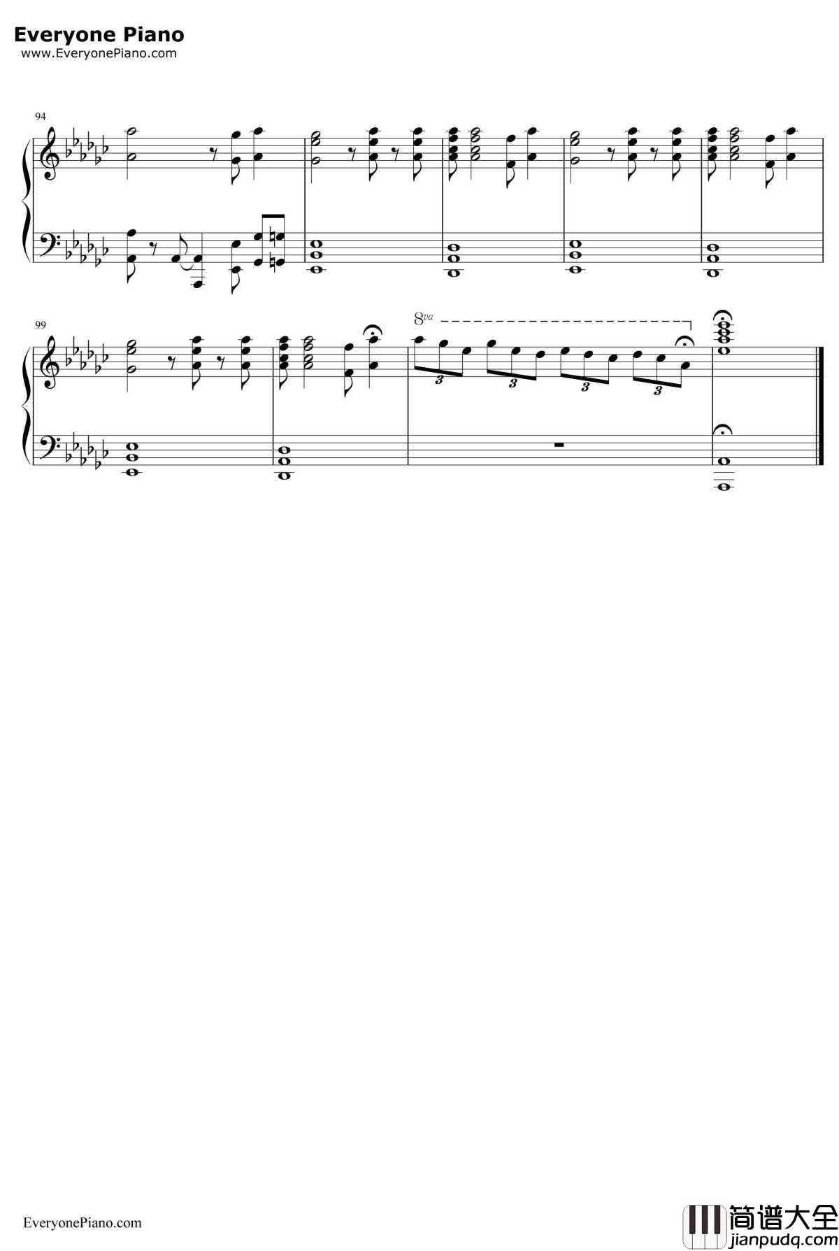 Faith钢琴谱_StevieWonderft.ArianaGrande