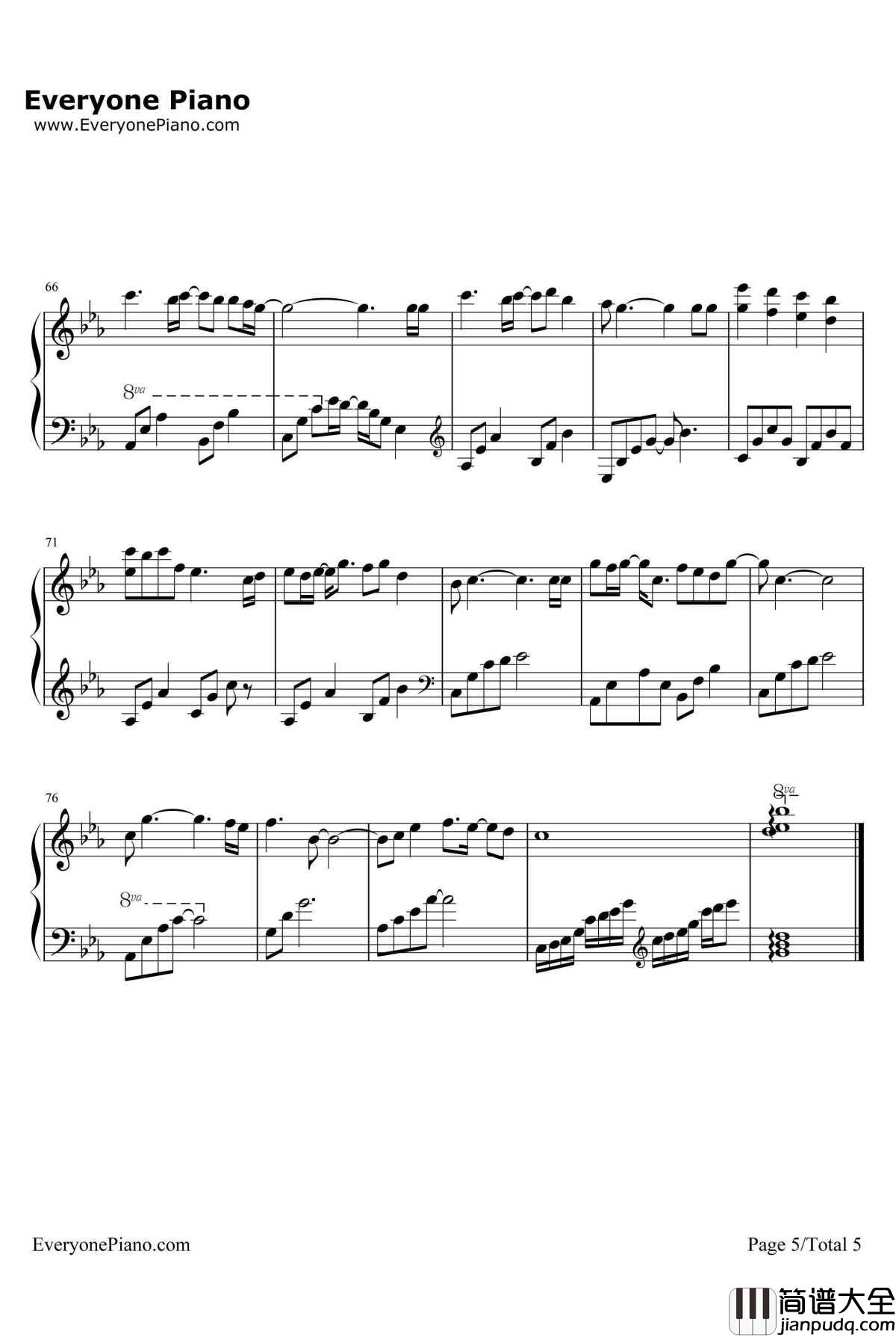 青衣谣钢琴谱_郁可唯_青云志插曲