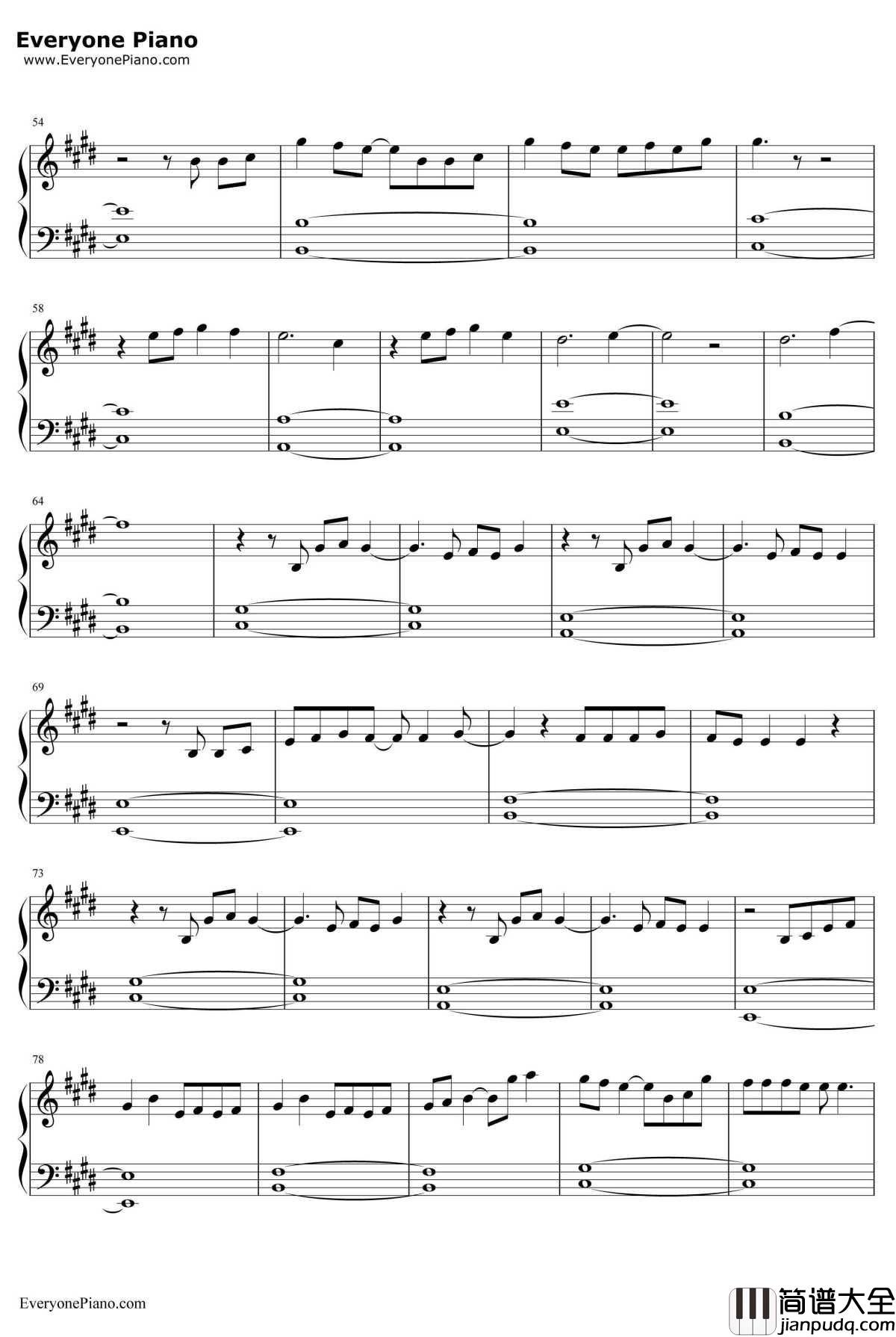 Collateral_Love钢琴谱_黄子韬