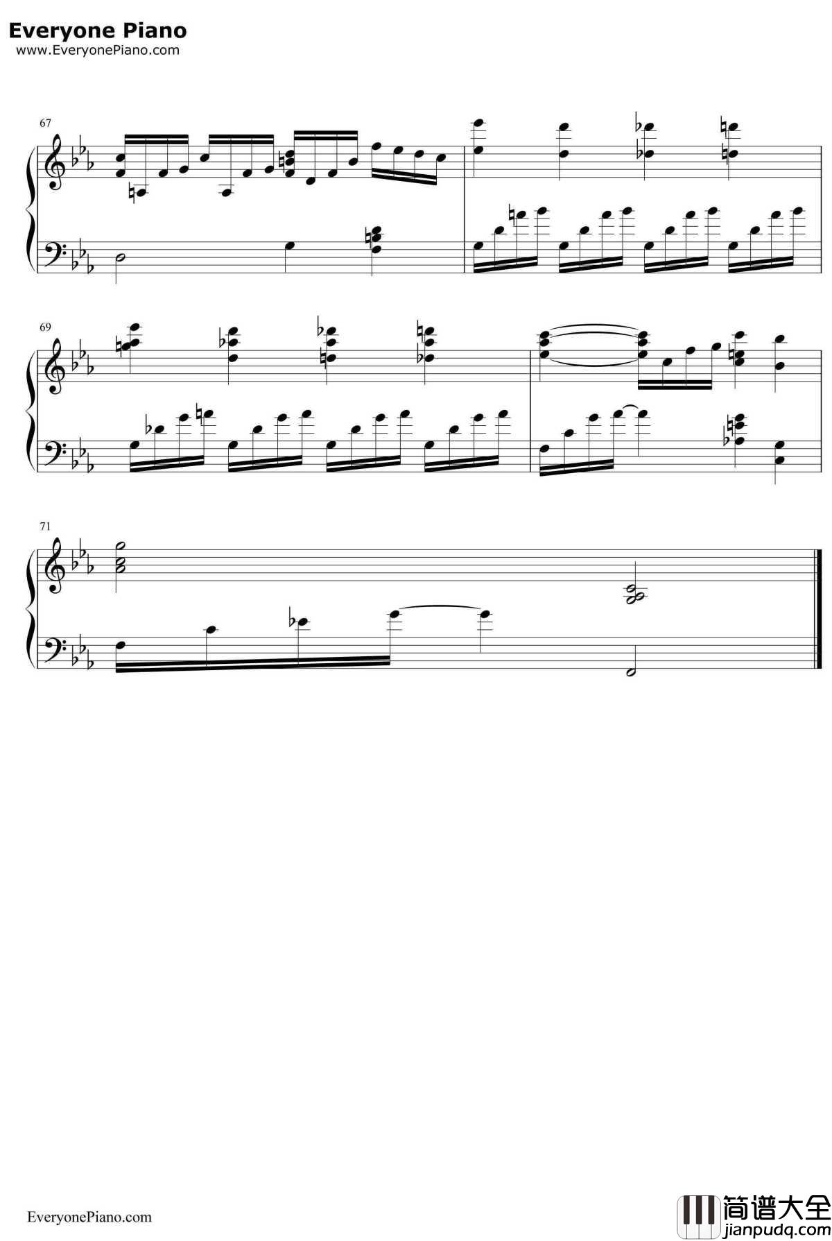 Gate_of_Steiner钢琴谱_命运石之门插曲