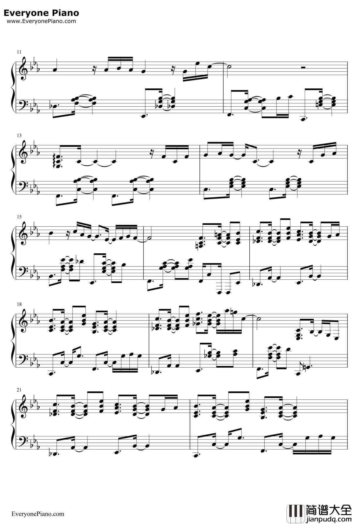 Gate_of_Steiner钢琴谱_命运石之门插曲