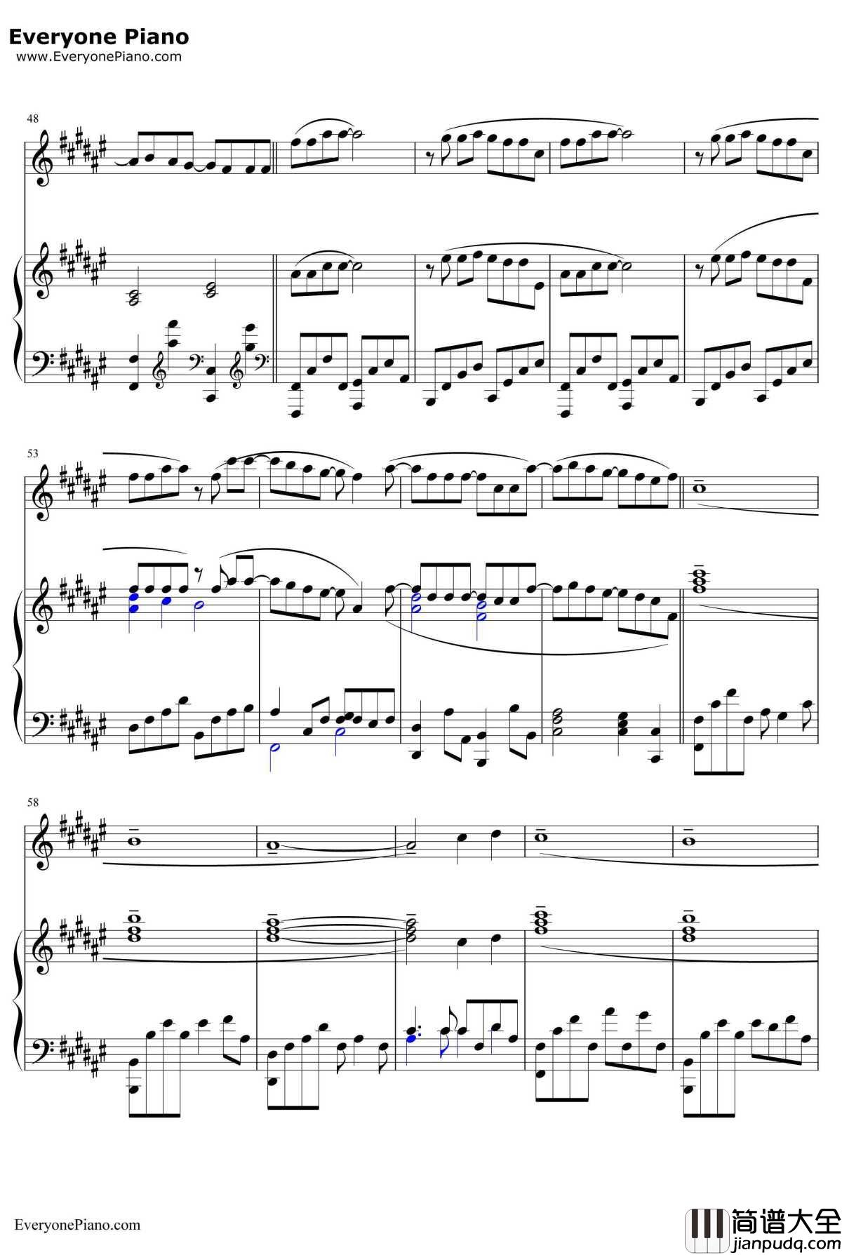 Supermarket_Flowers钢琴谱_EdSheeran