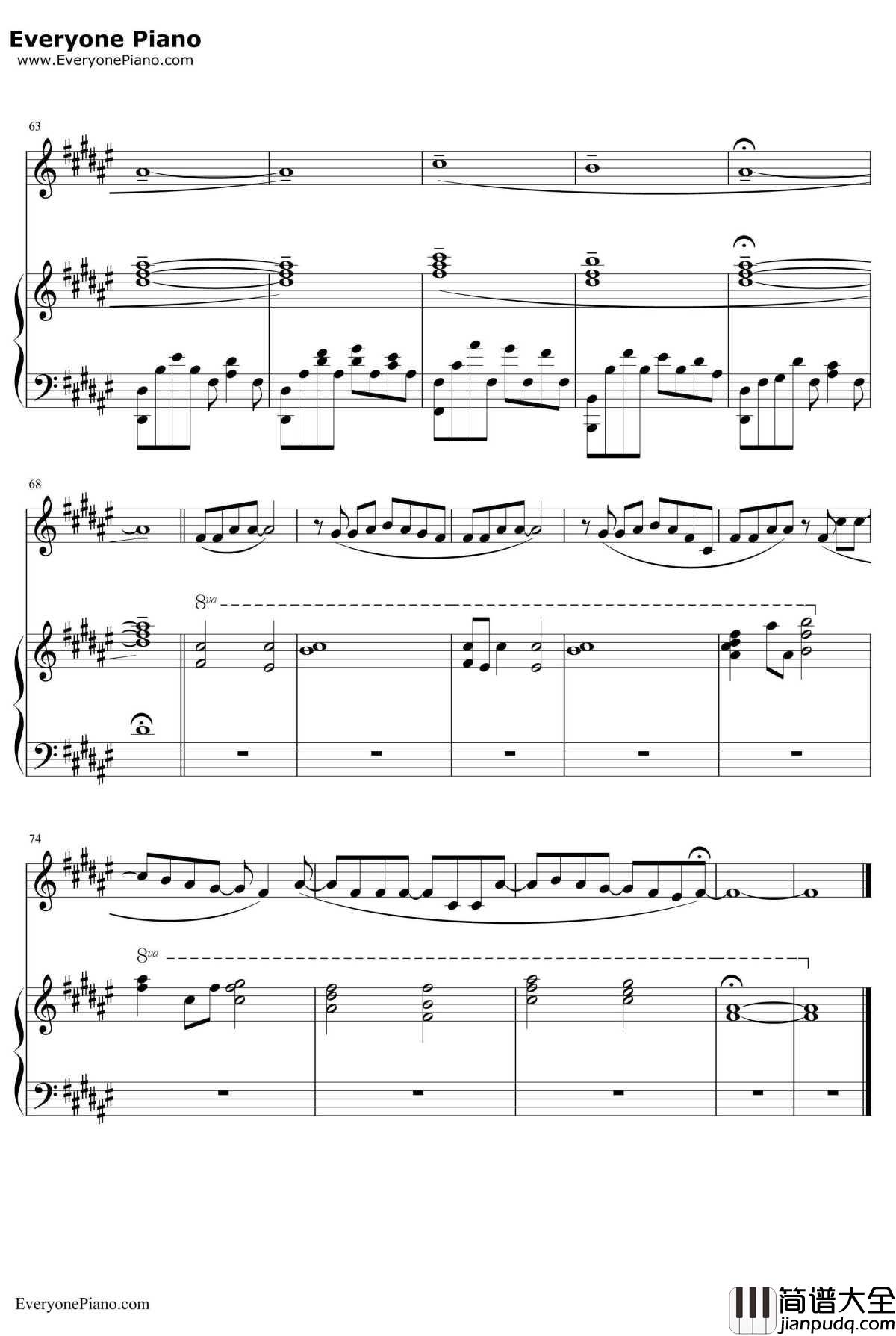 Supermarket_Flowers钢琴谱_EdSheeran