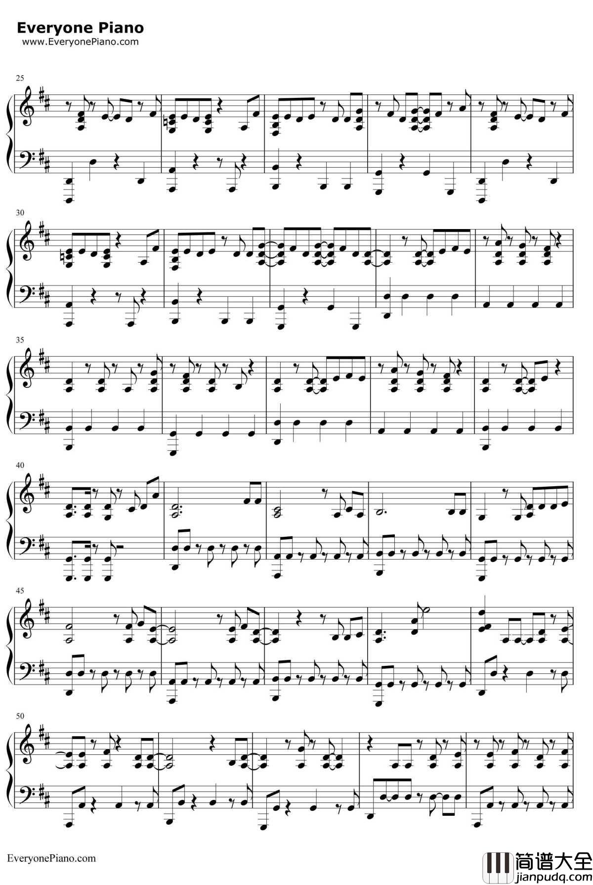 Love_Song钢琴谱_BigBang