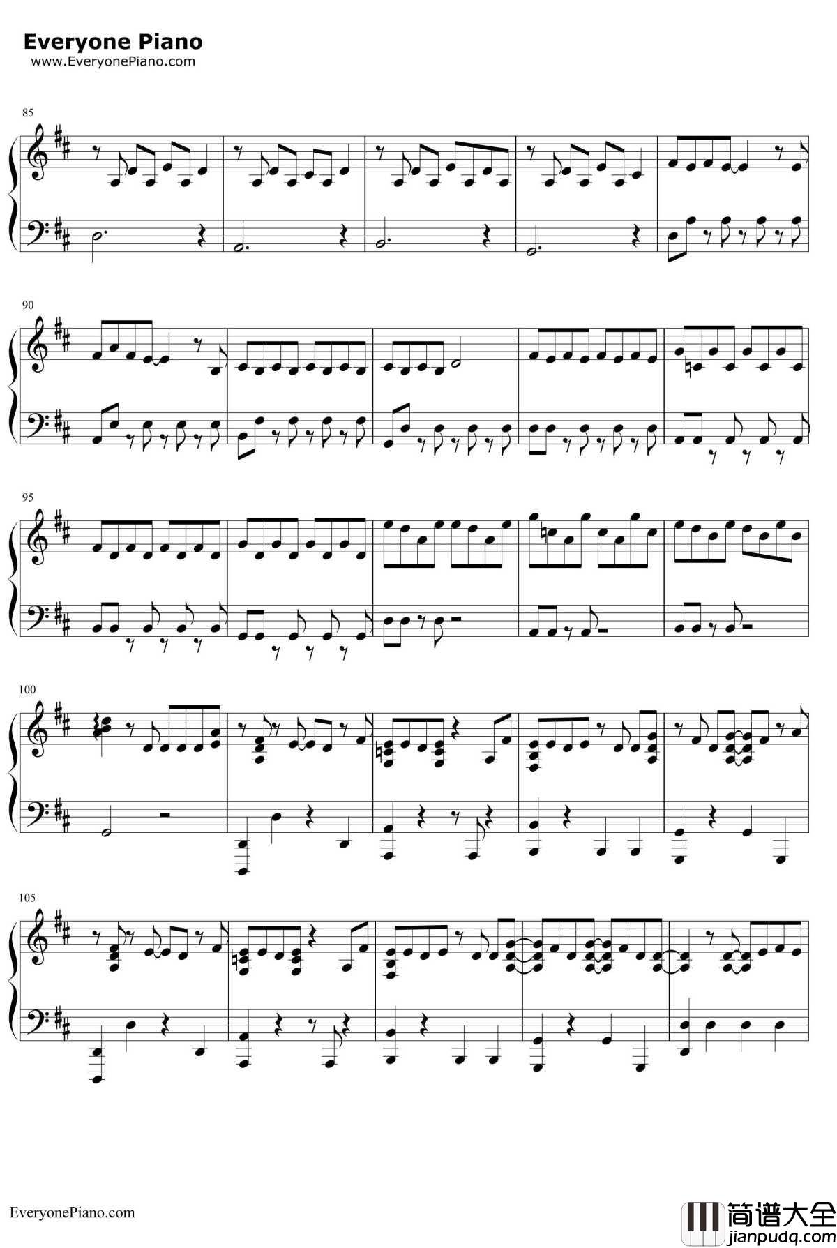 Love_Song钢琴谱_BigBang