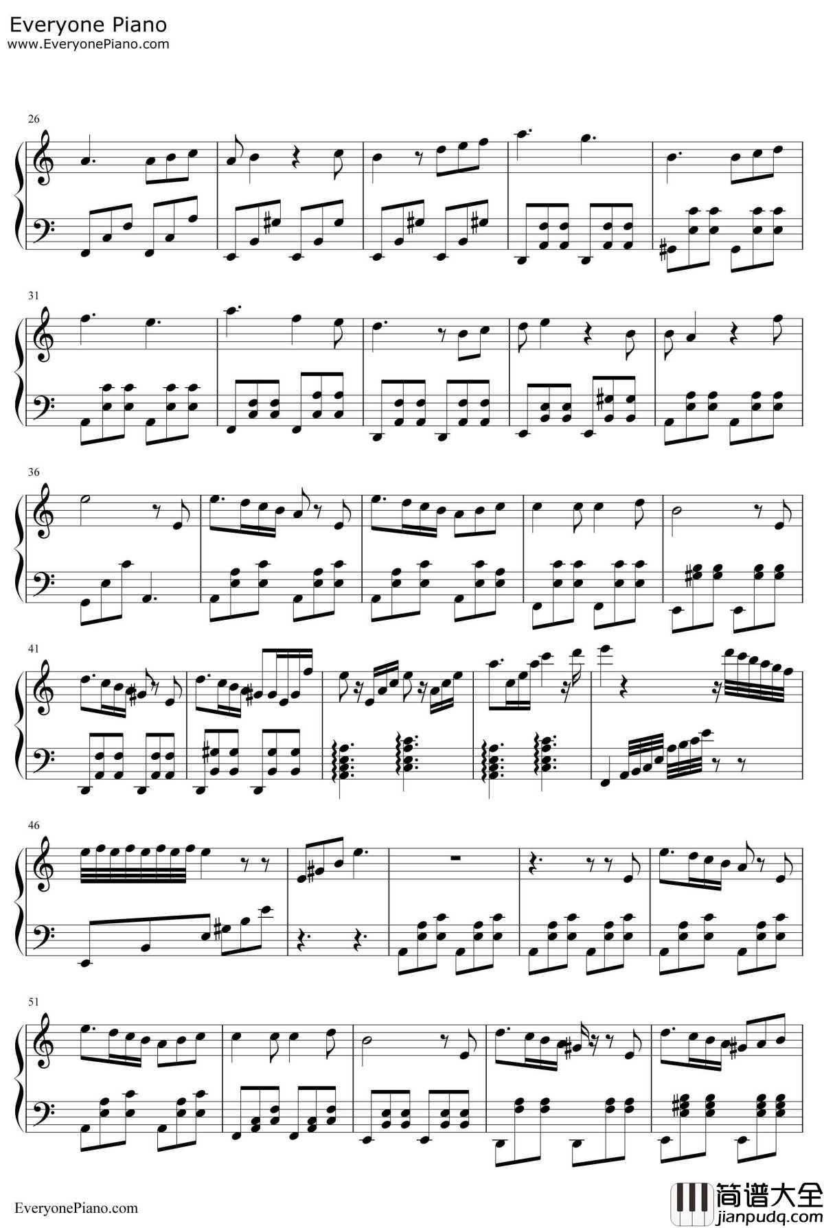 花样年华钢琴谱_周璇_花样年华OST