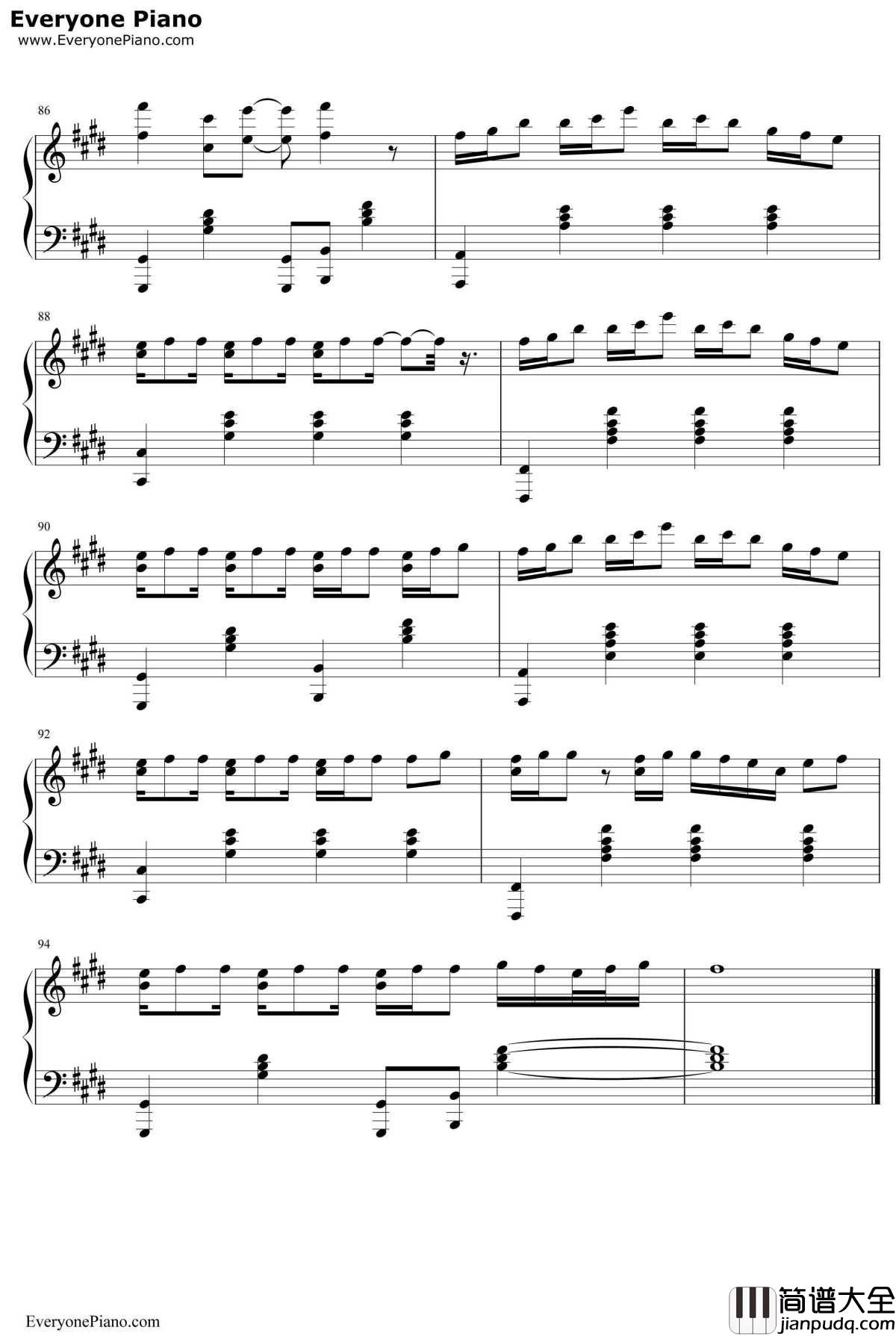 Love_Me_Harder钢琴谱_ArianaGrande&TheWeeknd