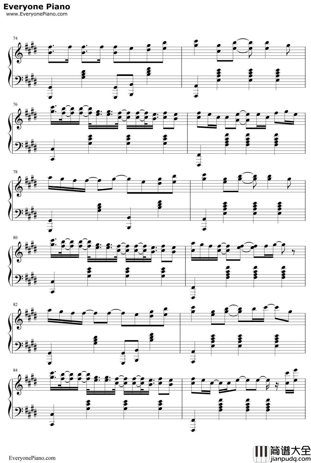 Love_Me_Harder钢琴谱_ArianaGrande&TheWeeknd