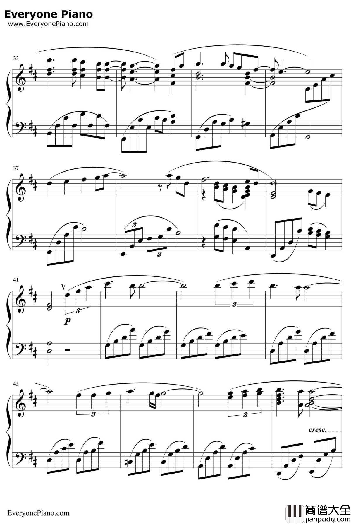 Eyes_On_Me钢琴谱_王菲__最终幻想8_主题曲