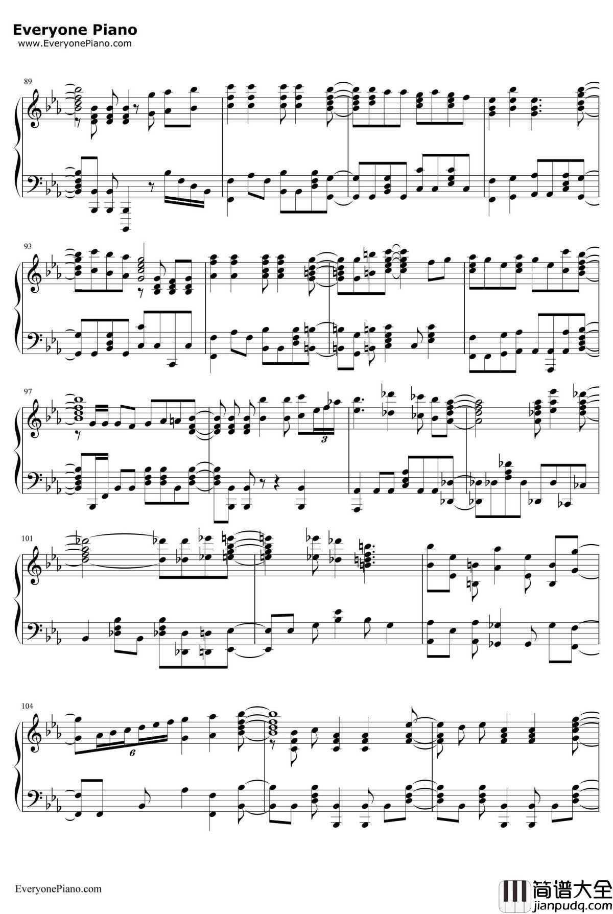 Daydream_Cafe钢琴谱_PetitRabbit's_请问您今天要来点兔子吗OP