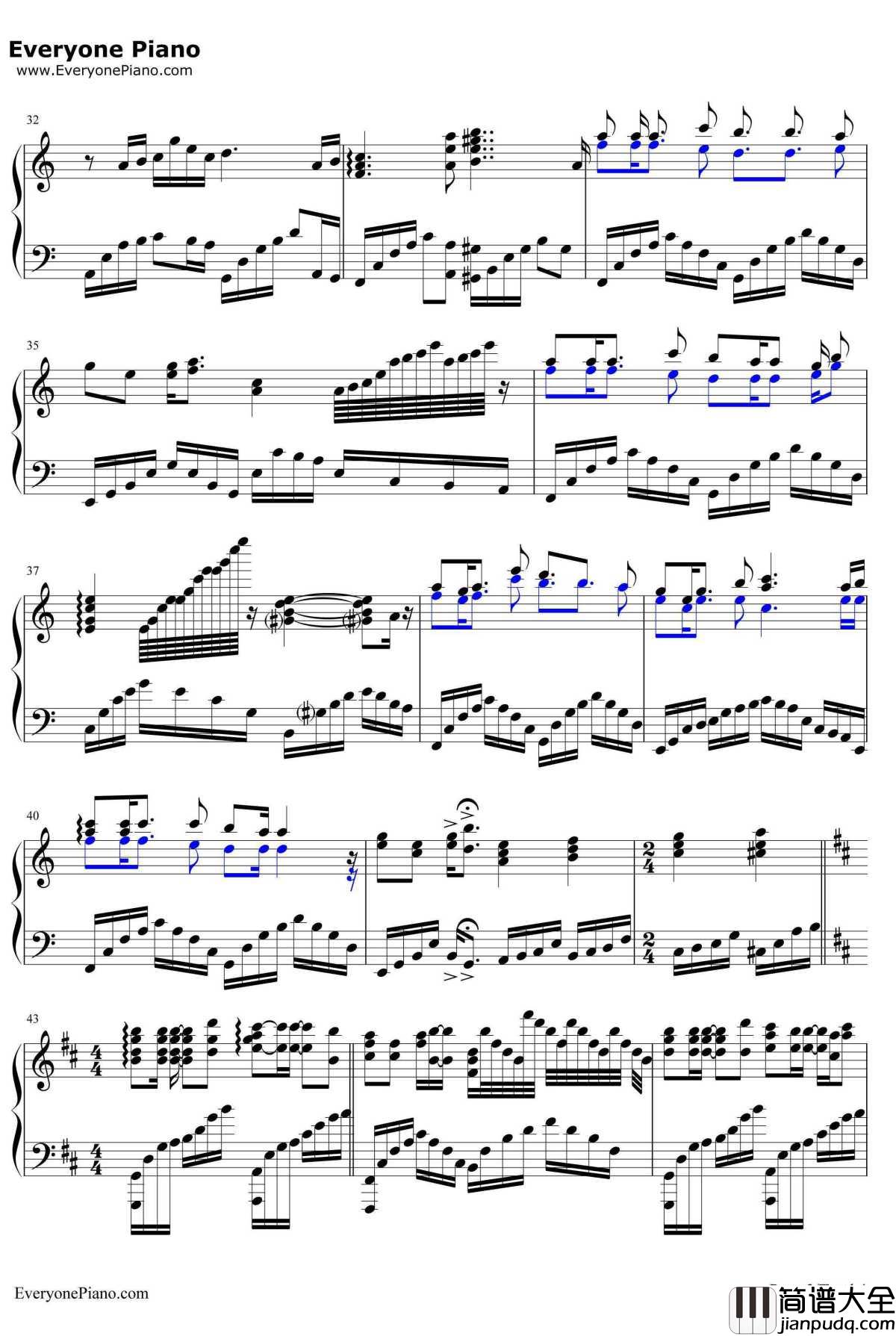 爱的供养钢琴谱__杨幂