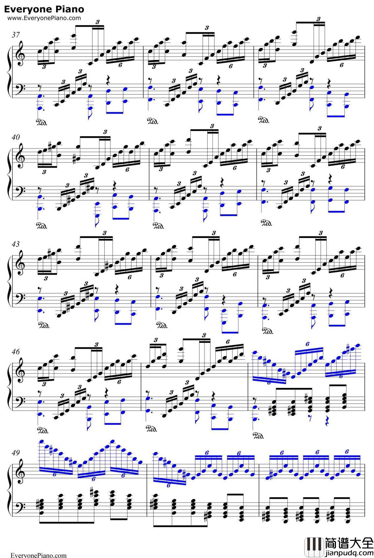 昨日的天明钢琴谱_原创