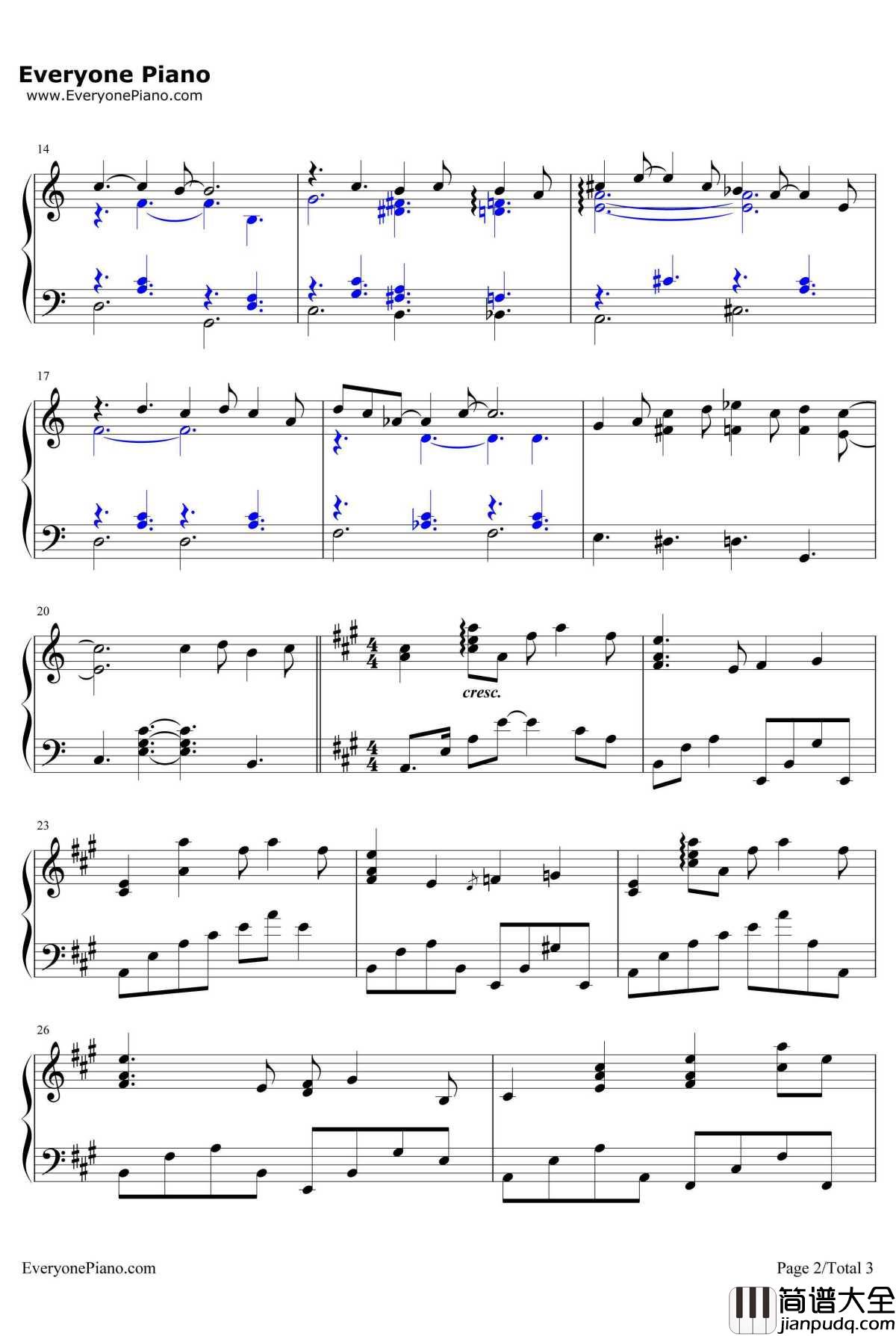 Dream_A_Little_Dream_Of_Me钢琴谱_Yiruma　李闰珉