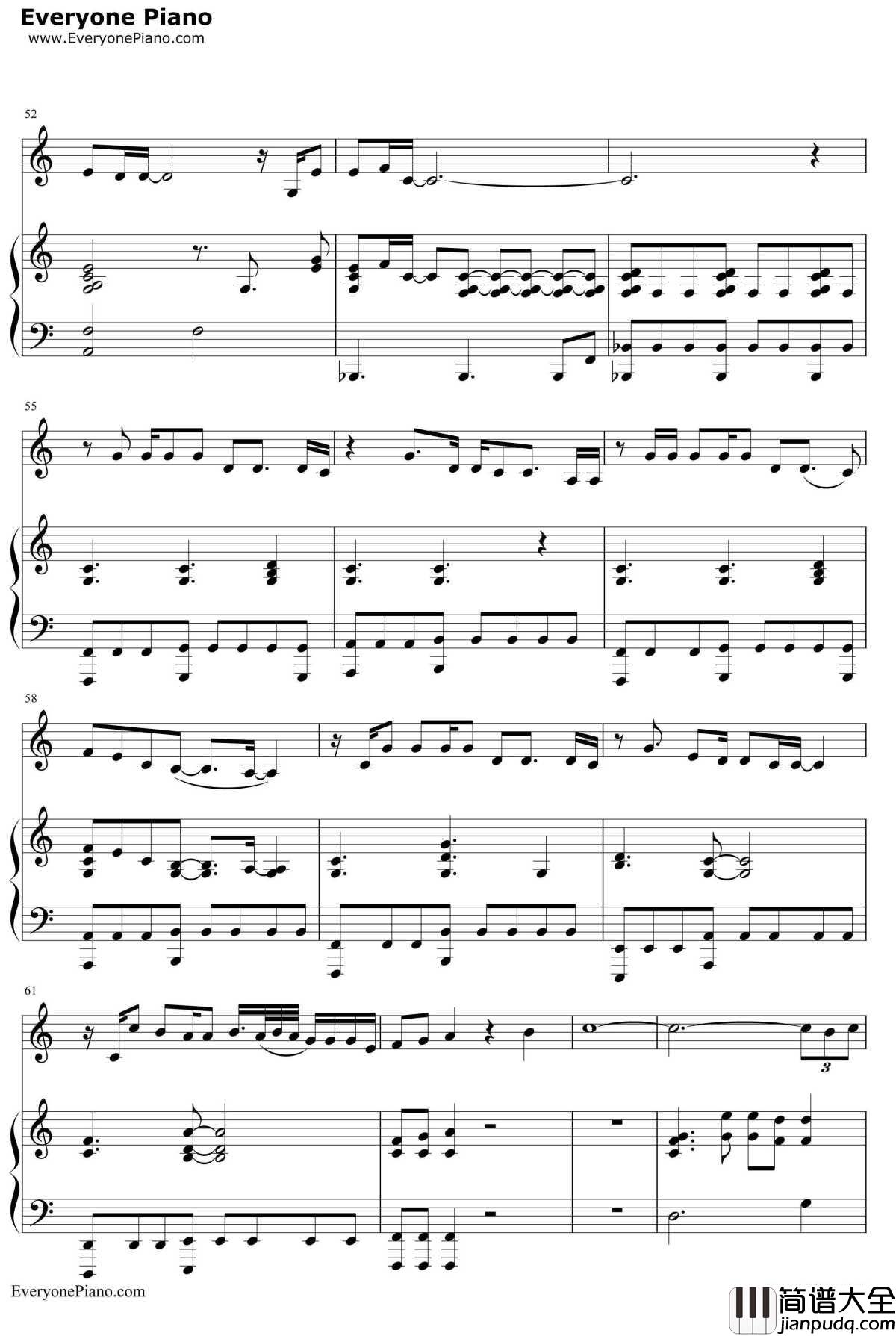 Gravity钢琴谱_SaraBareilles