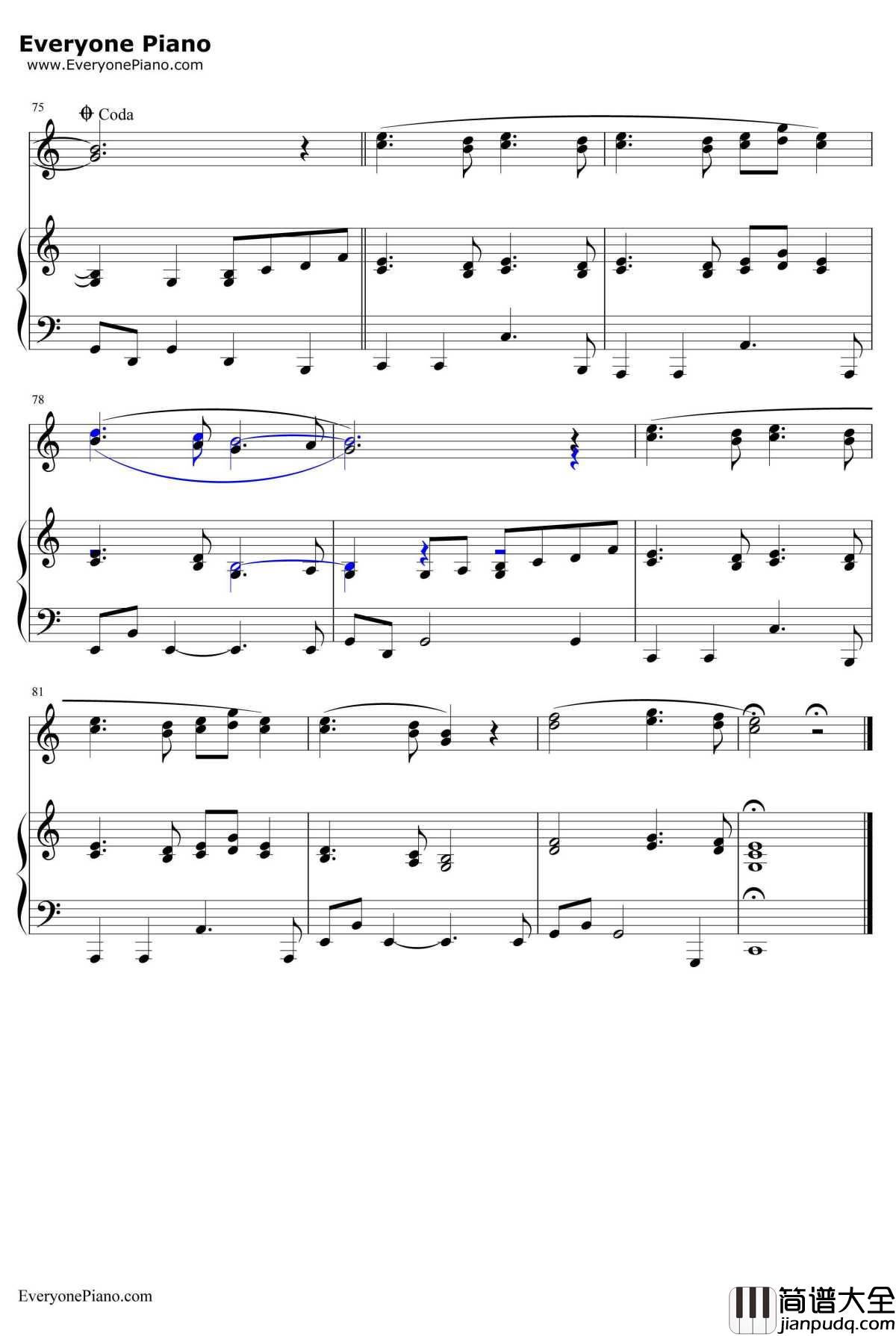 Lucky钢琴谱_JasonMraz&ColbieCaillat