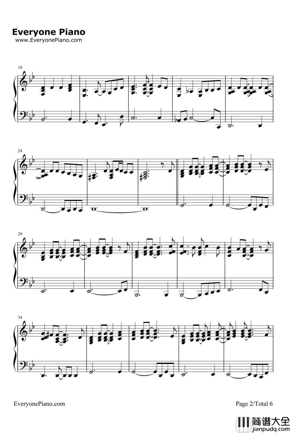 没离开过钢琴谱_林志炫__我是歌手_