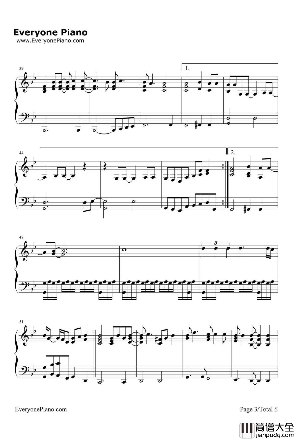 没离开过钢琴谱_林志炫__我是歌手_