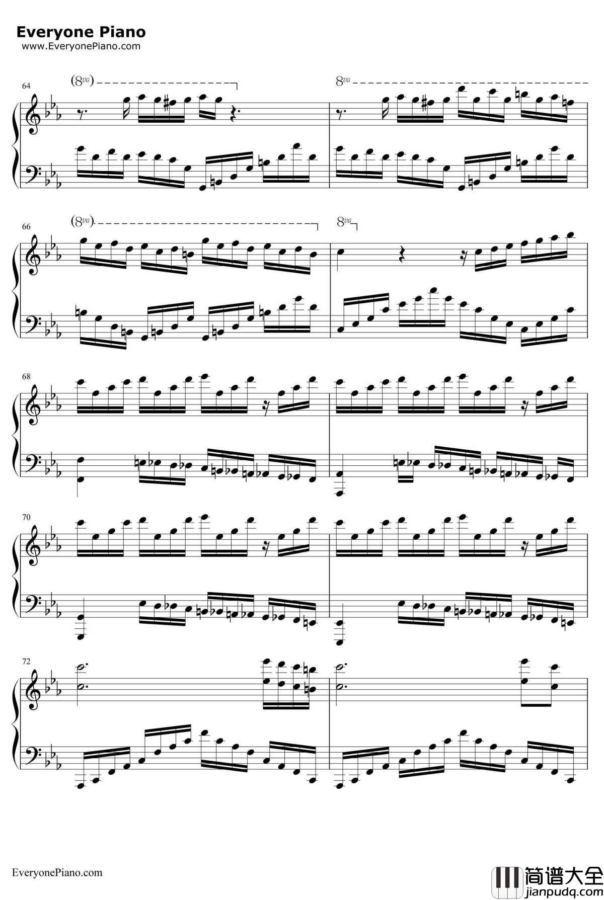 Victory钢琴谱_马克西姆