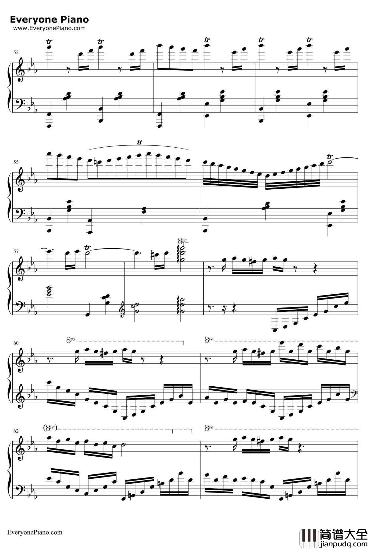 Victory钢琴谱_马克西姆