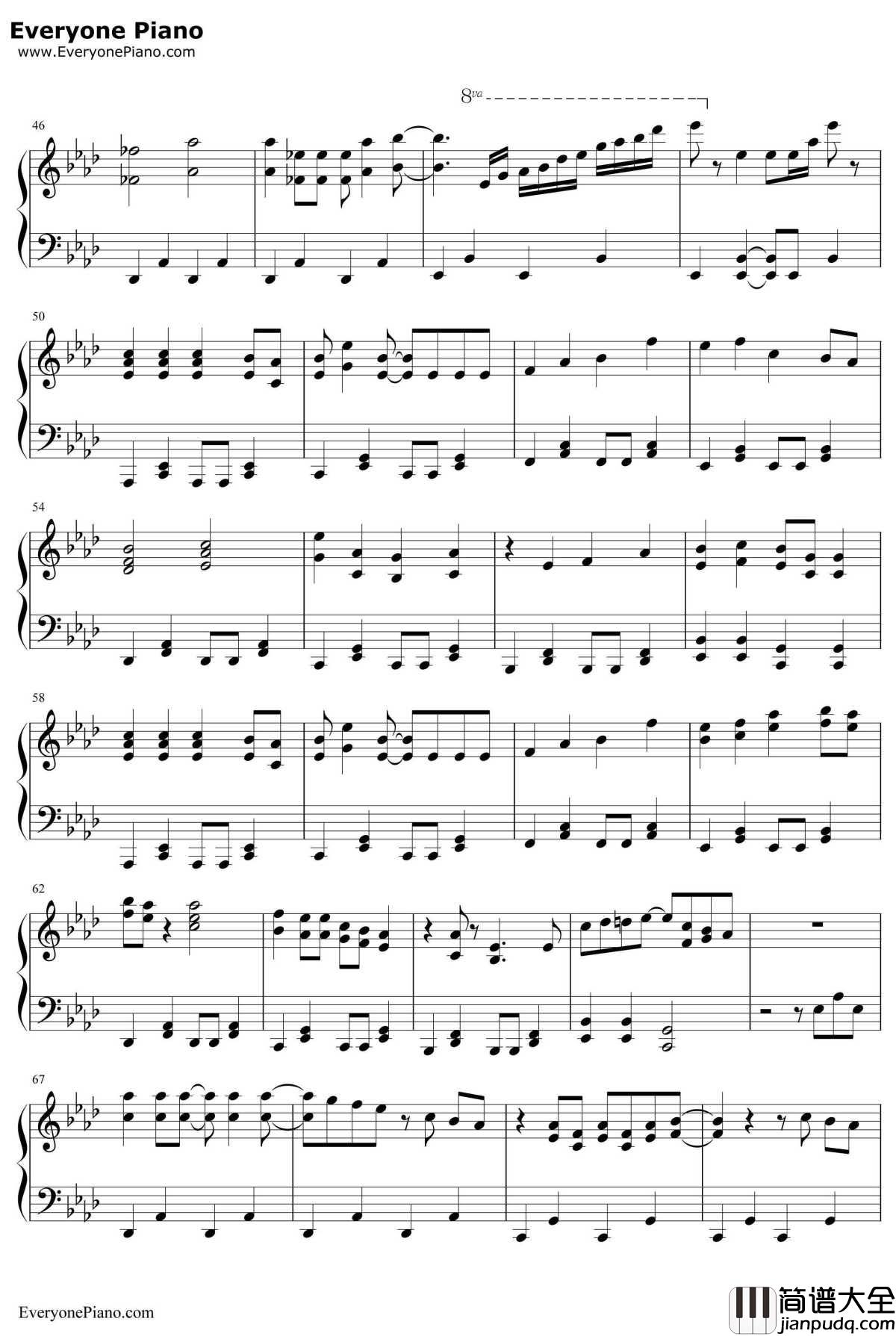 想像フォレスト钢琴谱_IA_空想フォレスト