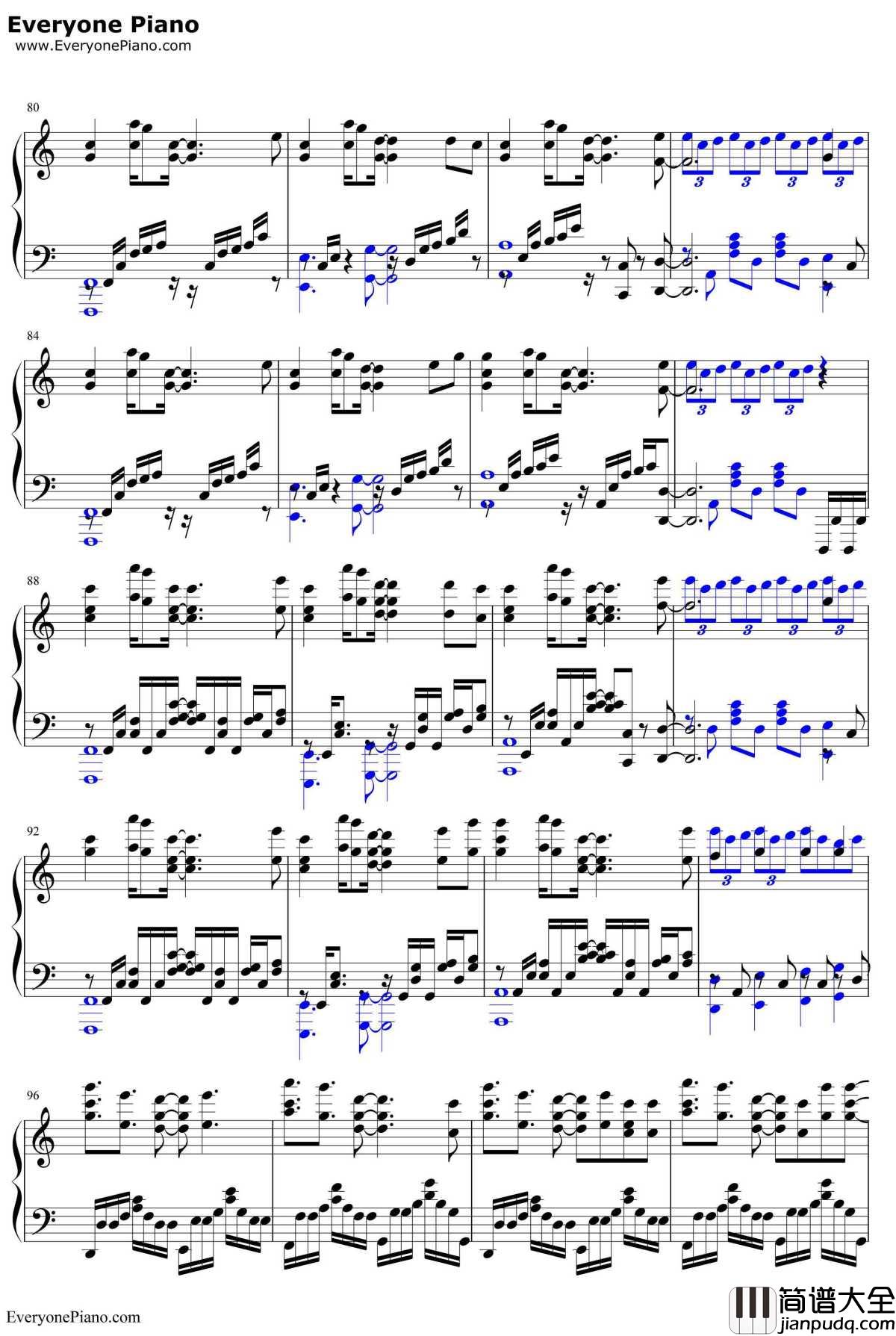 Shelter钢琴谱_PorterRobinson&Madeon_动画MV