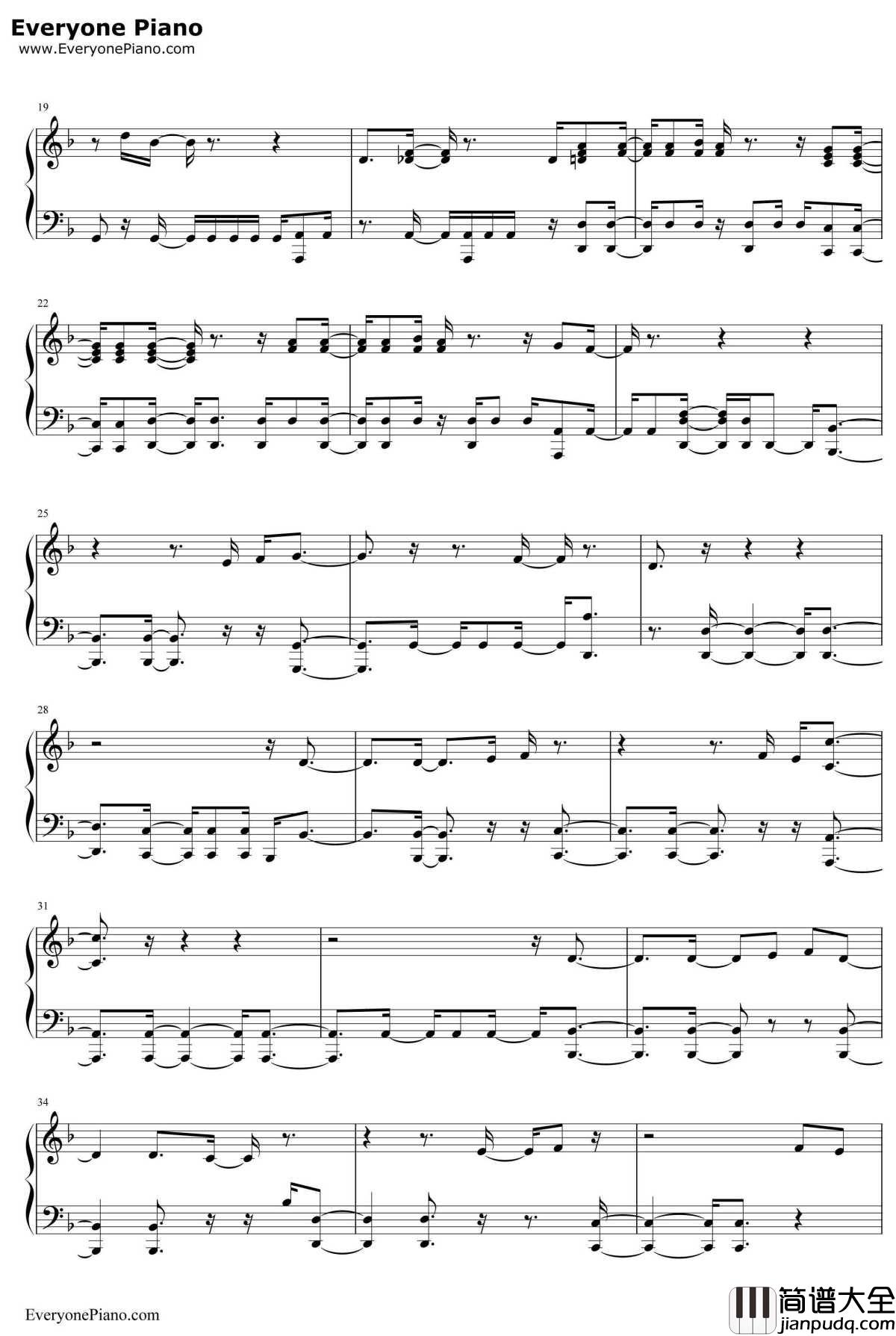 Beyond_My_Beloved_Horizon钢琴谱_HansZimmer&KlausBadelt_加勒比海盗5：死无对证