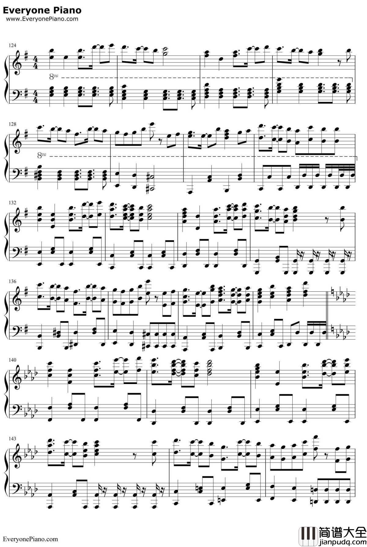 Clockwork_Planet钢琴谱_fripSide_时钟机关之星OP