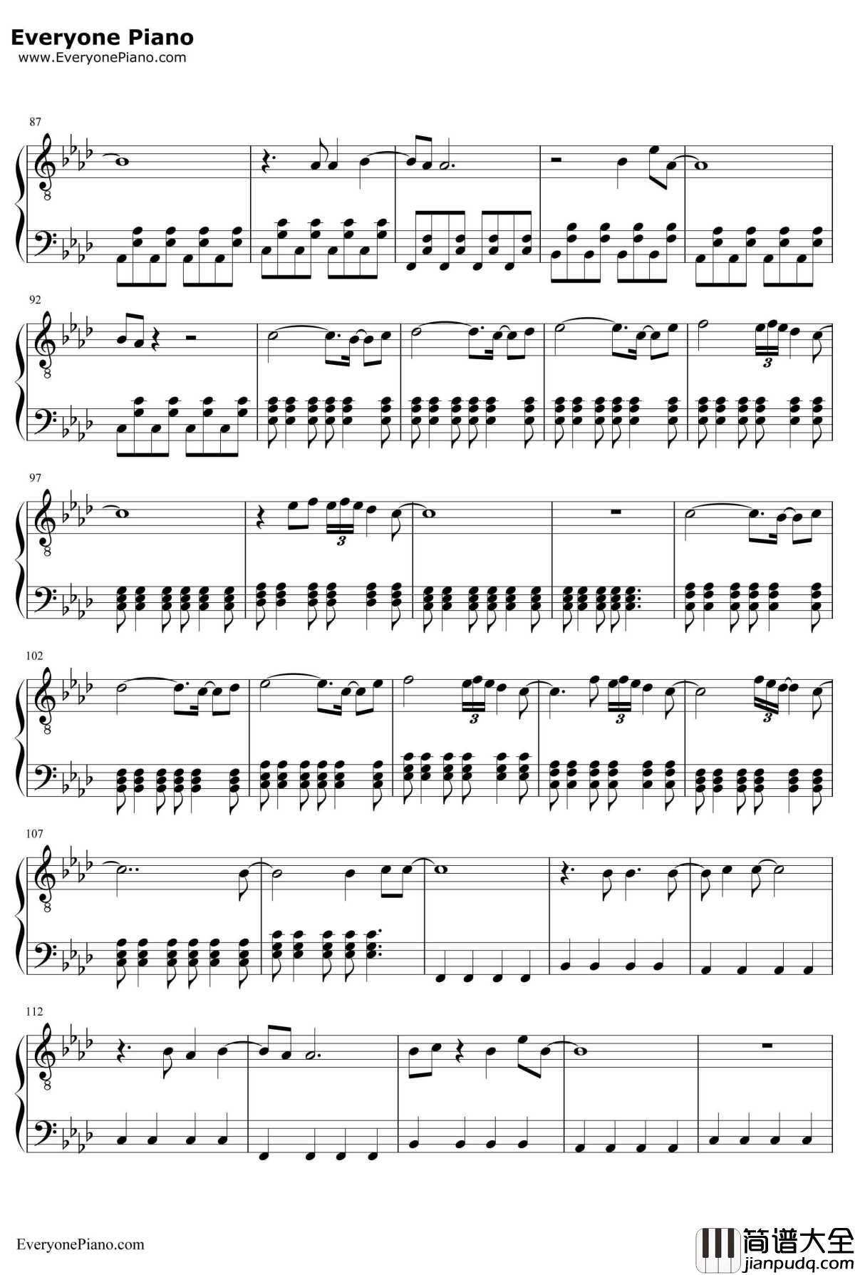 Malibu钢琴谱_MileyCyrus