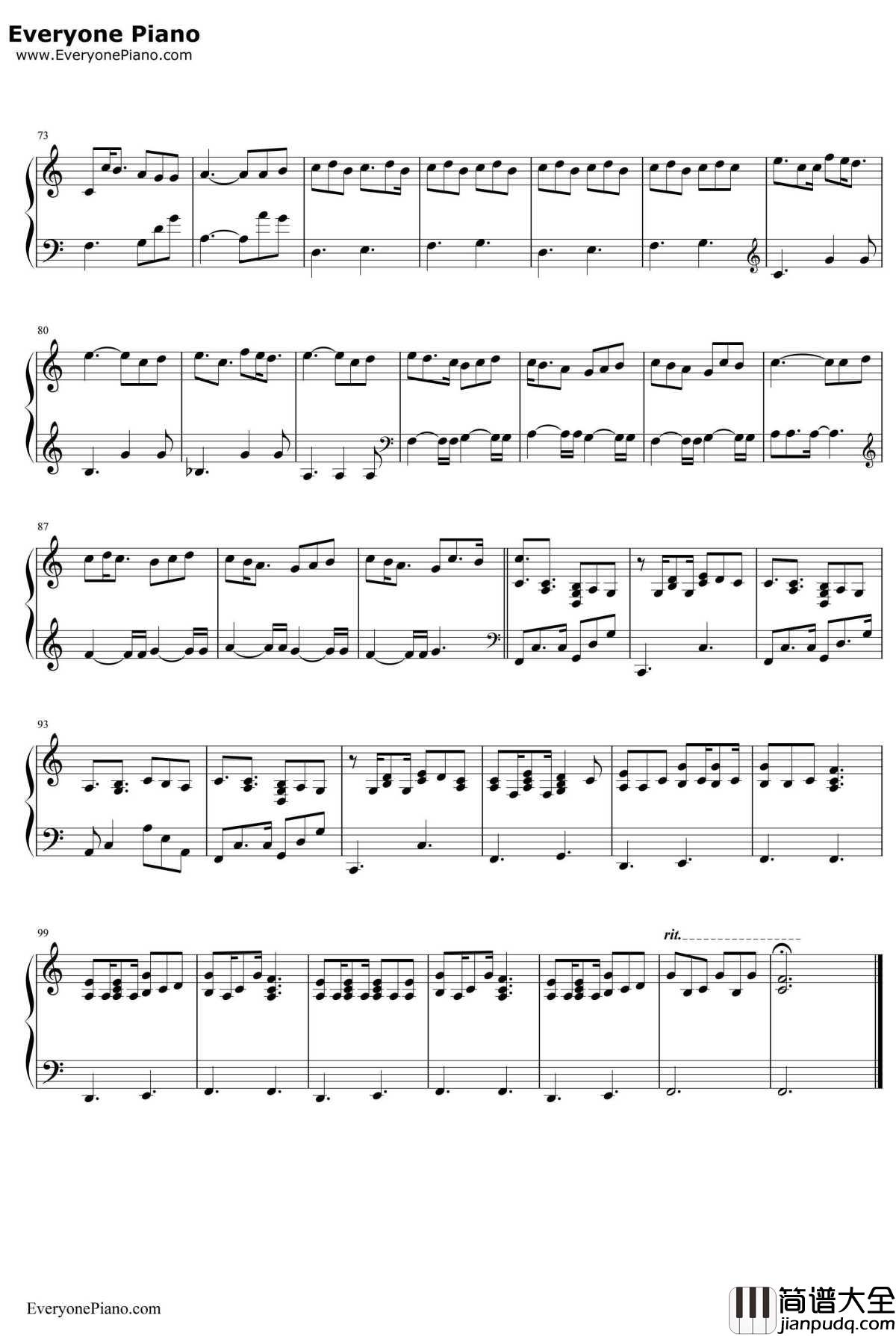 Out_Of_My_League钢琴谱_StephenSpeaks