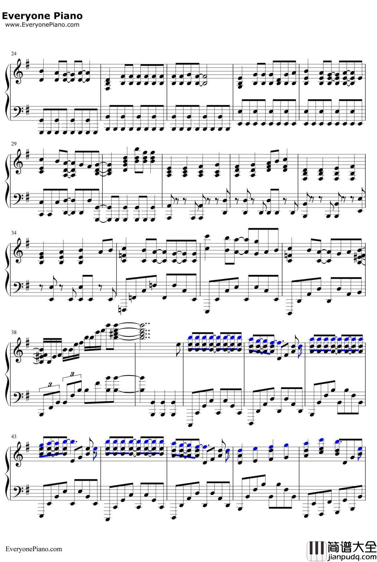 START:DASH!!钢琴谱_佐々木裕__LoveLive_插曲