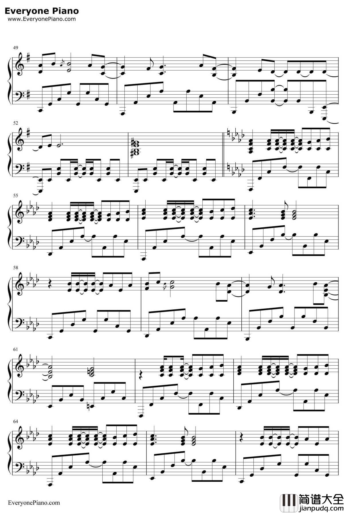 ライオン钢琴谱_May'n&中岛爱_MacrossFOP2