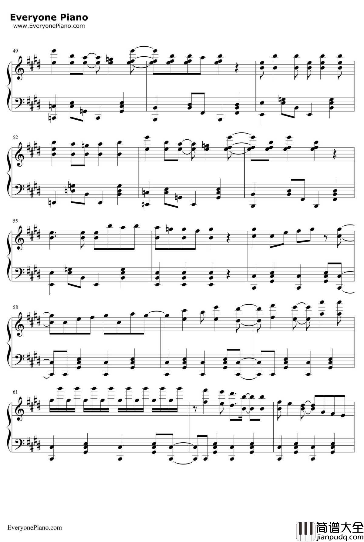 マトリョシカ钢琴谱_触手猴_俄罗斯套娃