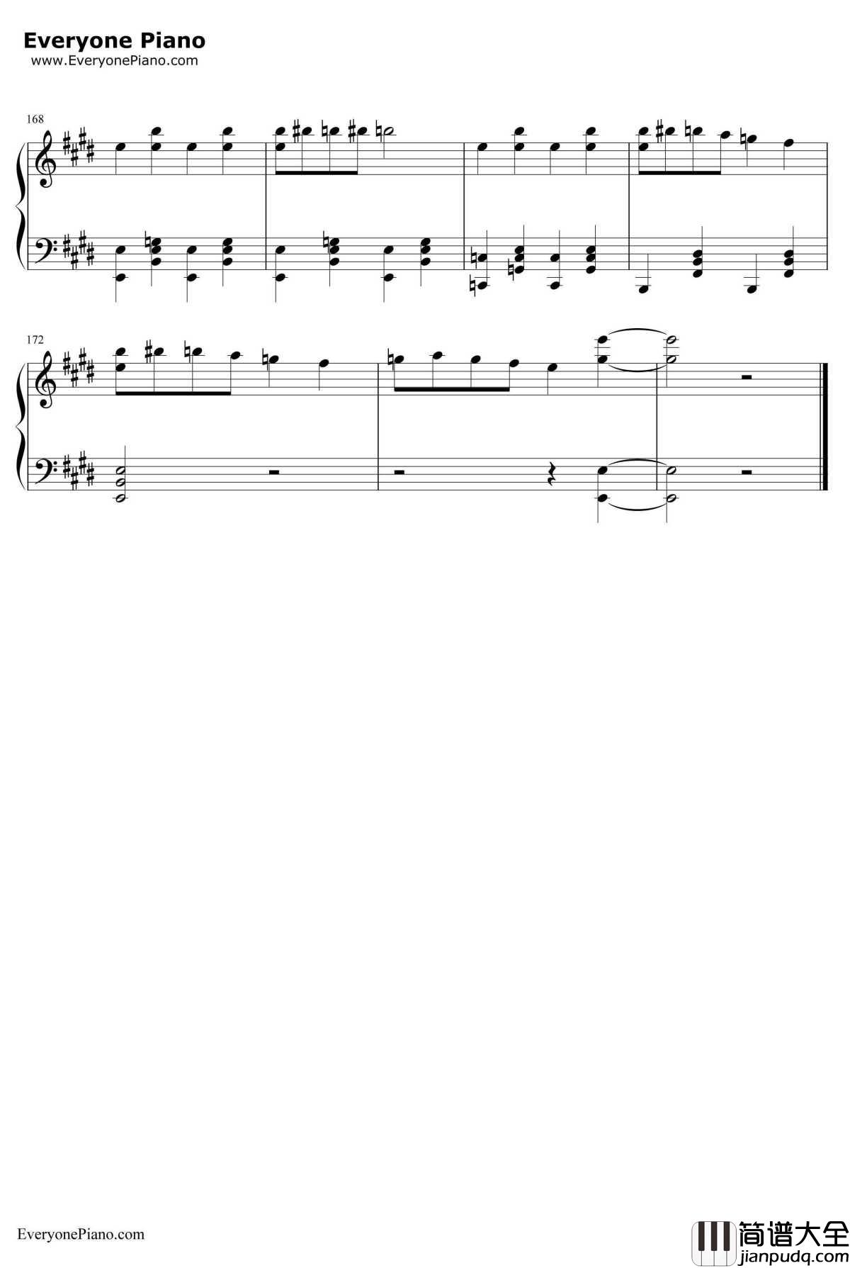 マトリョシカ钢琴谱_触手猴_俄罗斯套娃