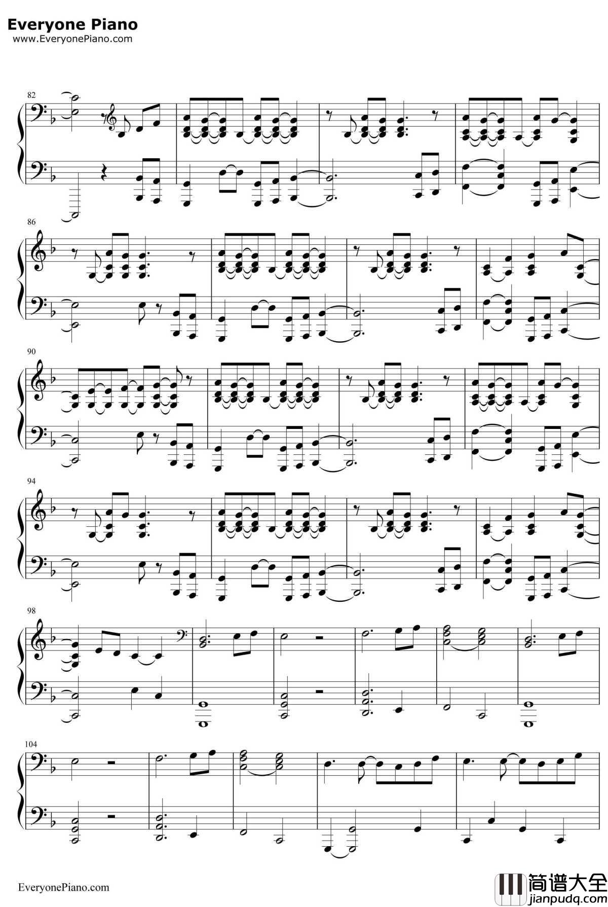 Paradise钢琴谱_Coldplay