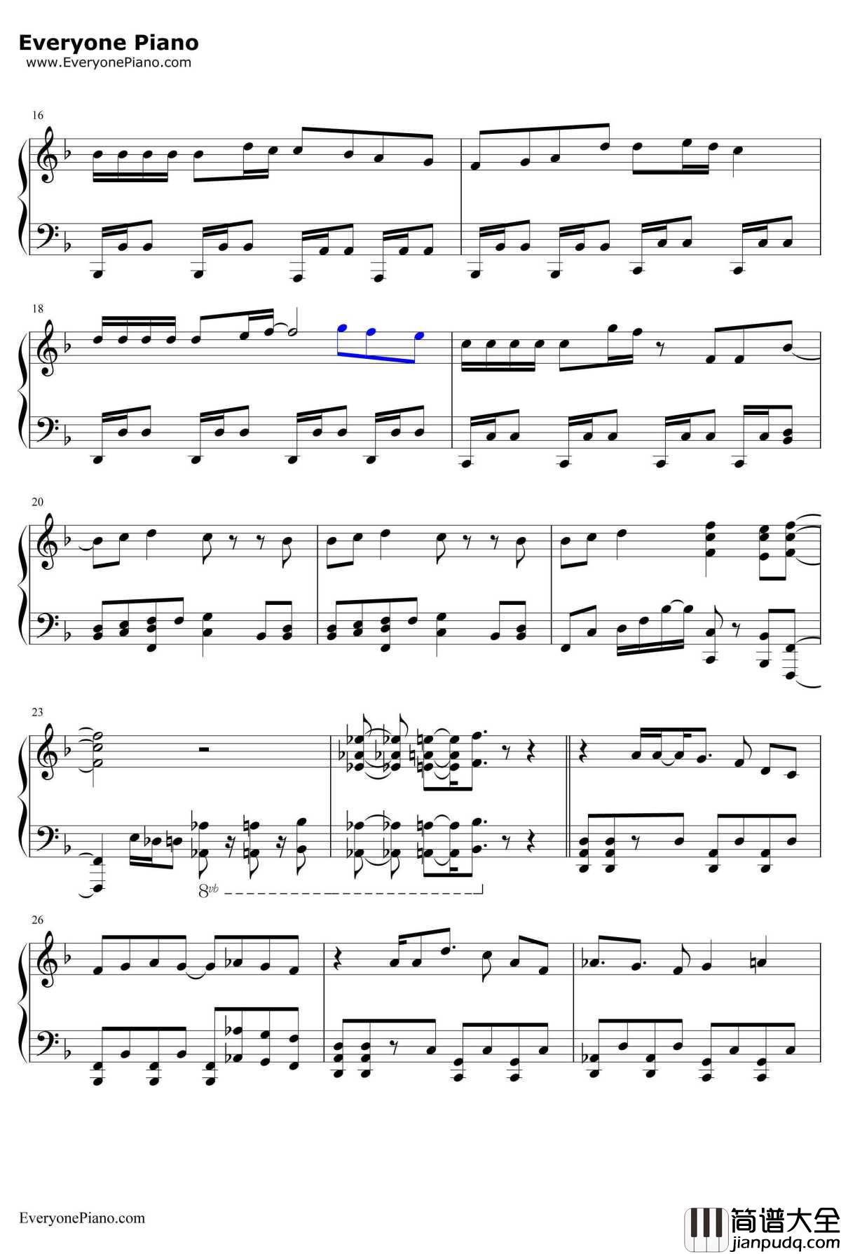 マジLOVE1000钢琴谱_ST☆RISH_歌之王子殿下ED