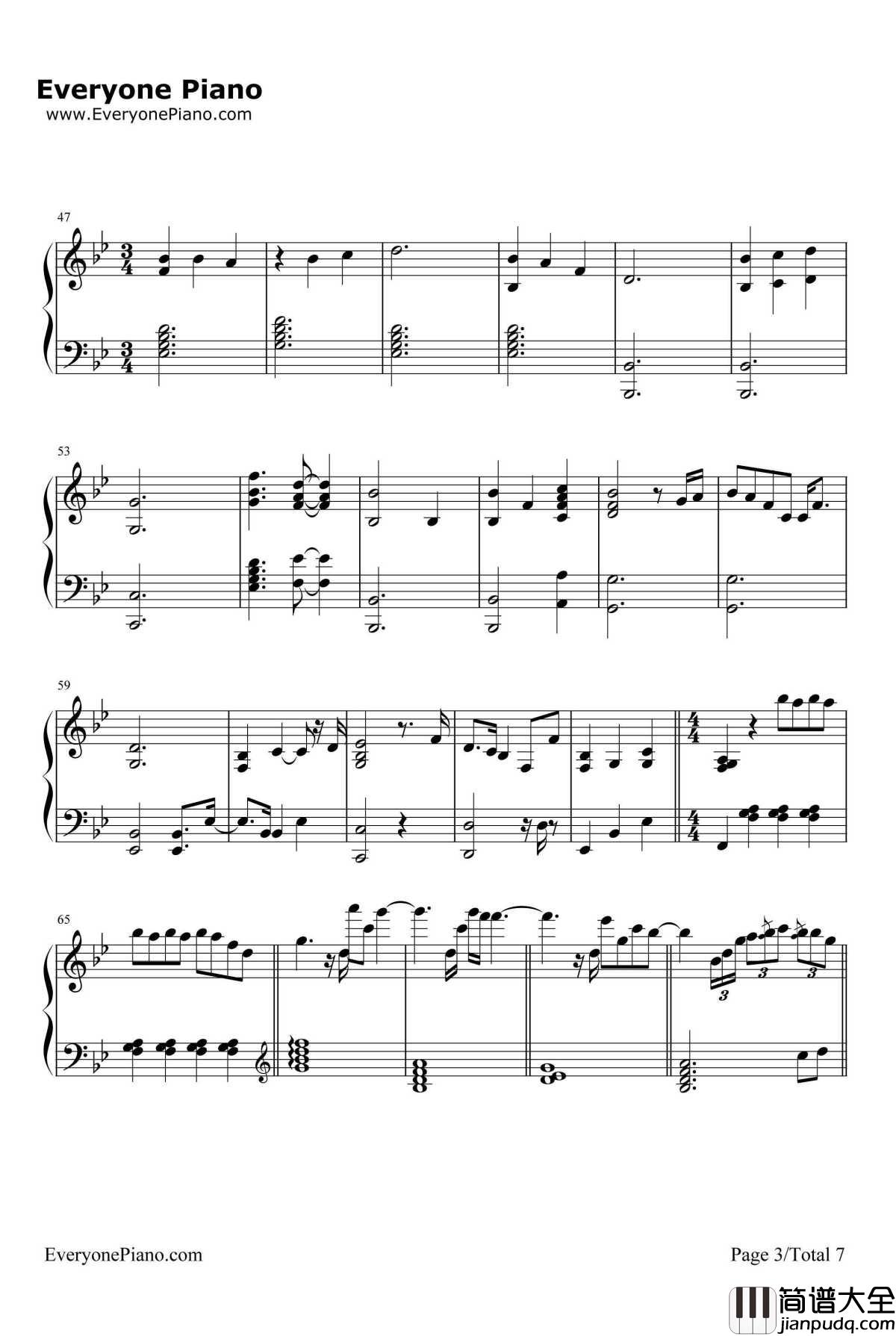 Our_Love钢琴谱_BrianCulbertson_爱情公寓2片尾曲