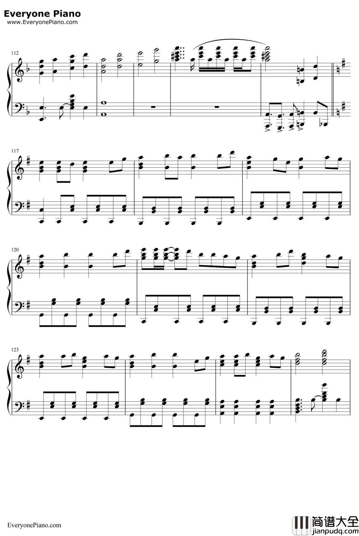 拍手喝采歌合钢琴谱_supercell_刀语再放送OP