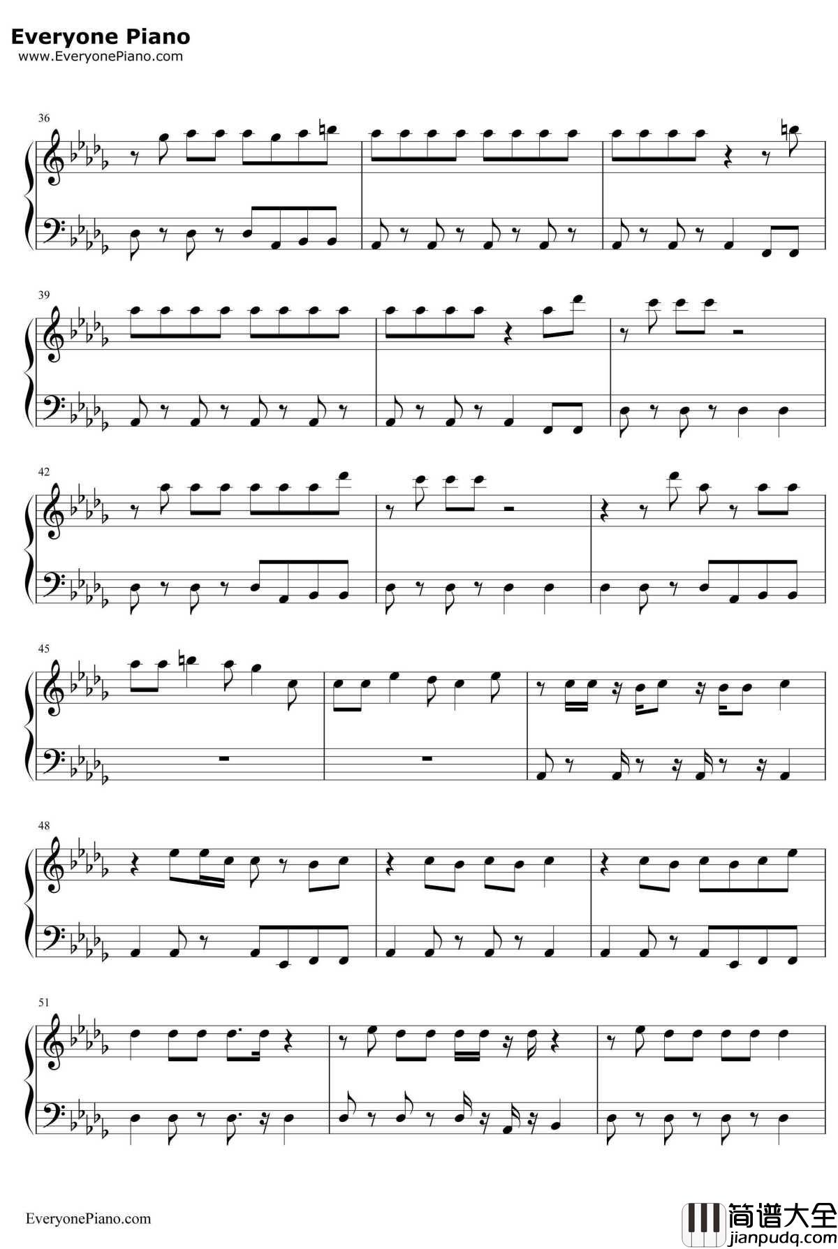 Bad_Liar钢琴谱_SelenaGomez