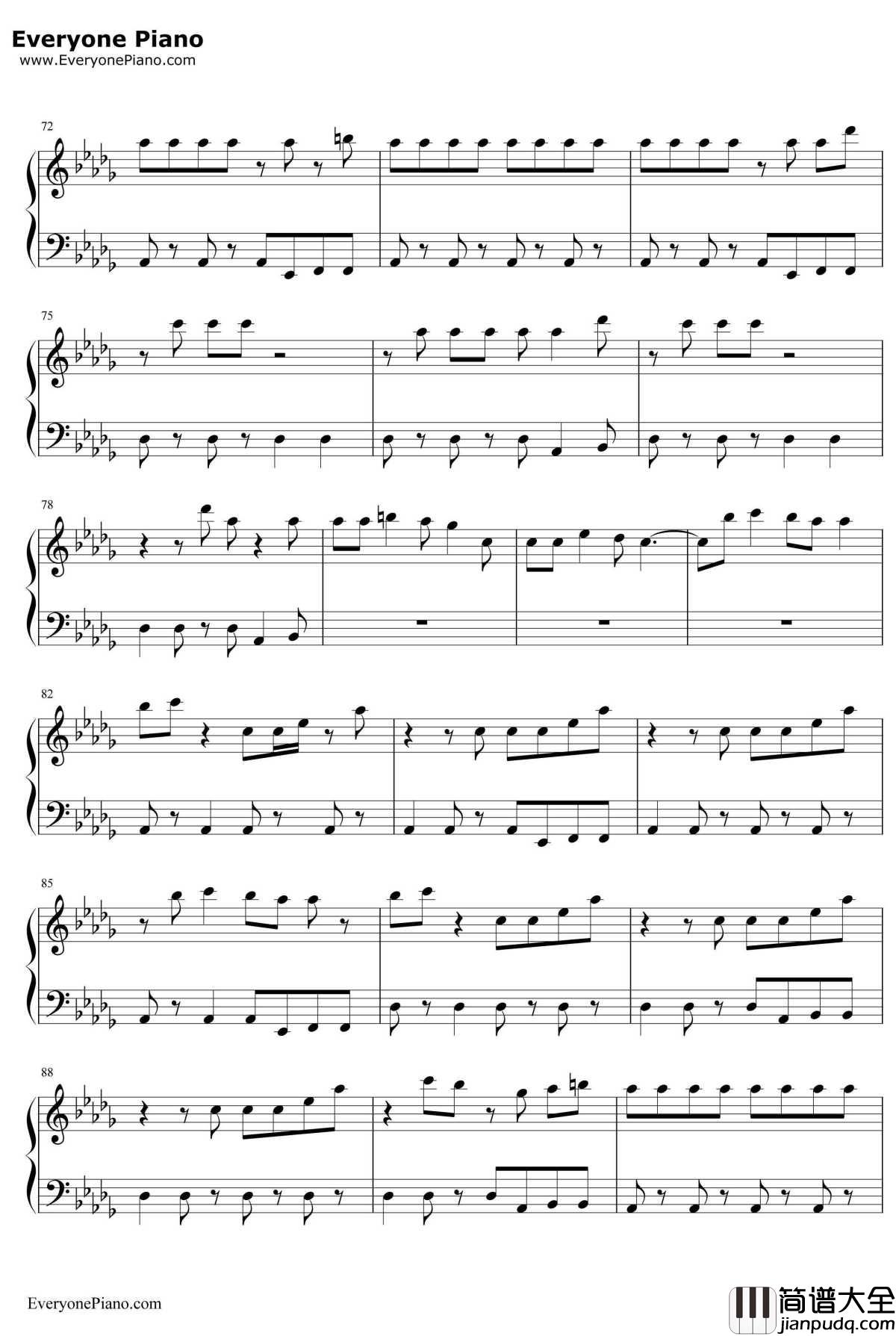 Bad_Liar钢琴谱_SelenaGomez